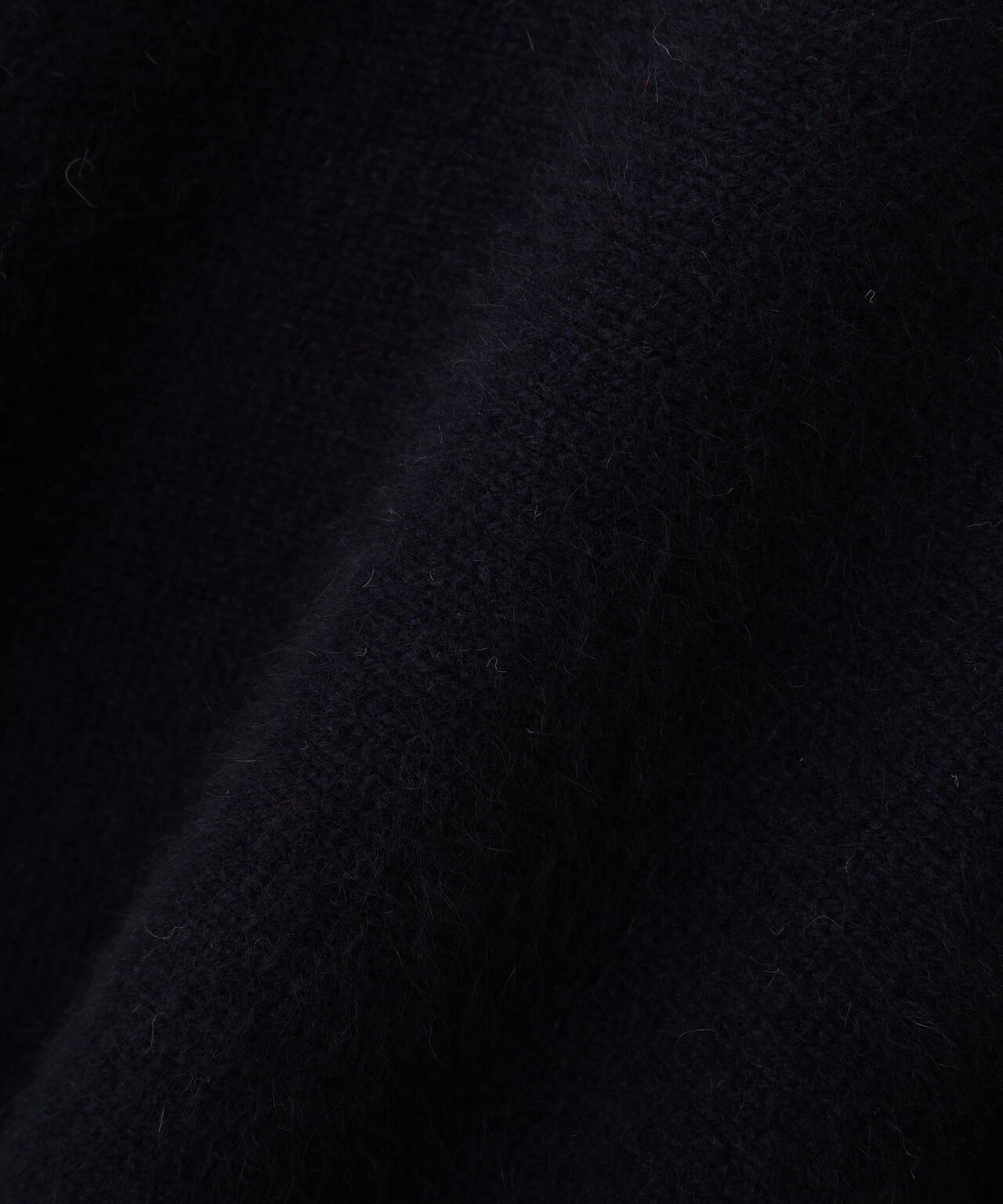 フォックス混ハイネックニット