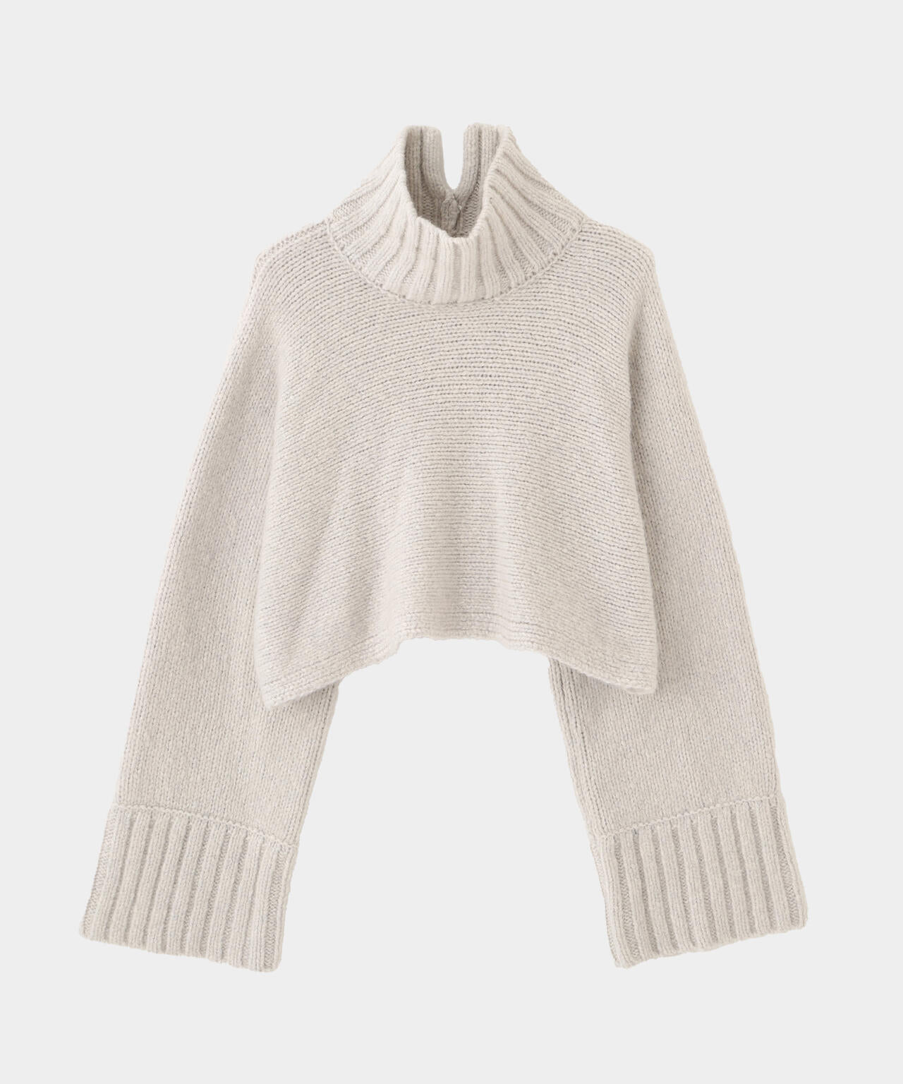 タートルネックプルオーバーニット