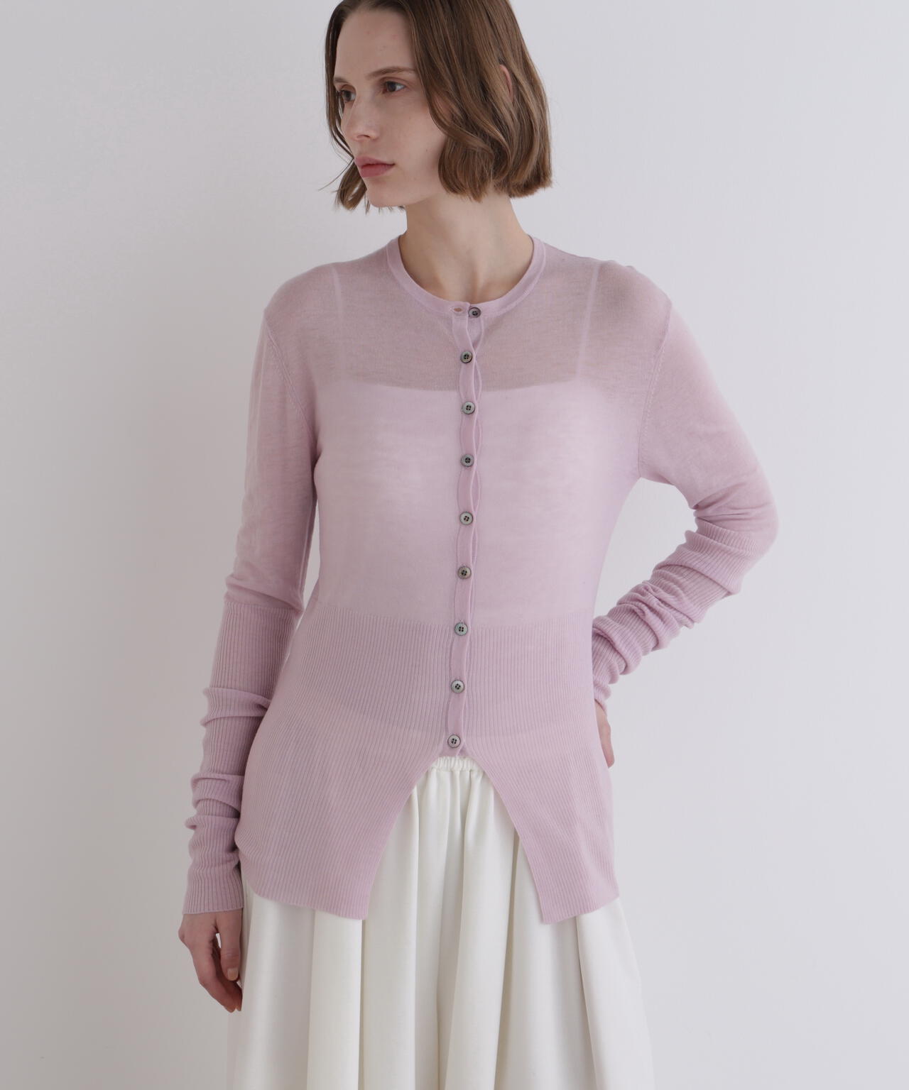 ハイゲージニットカーディガン