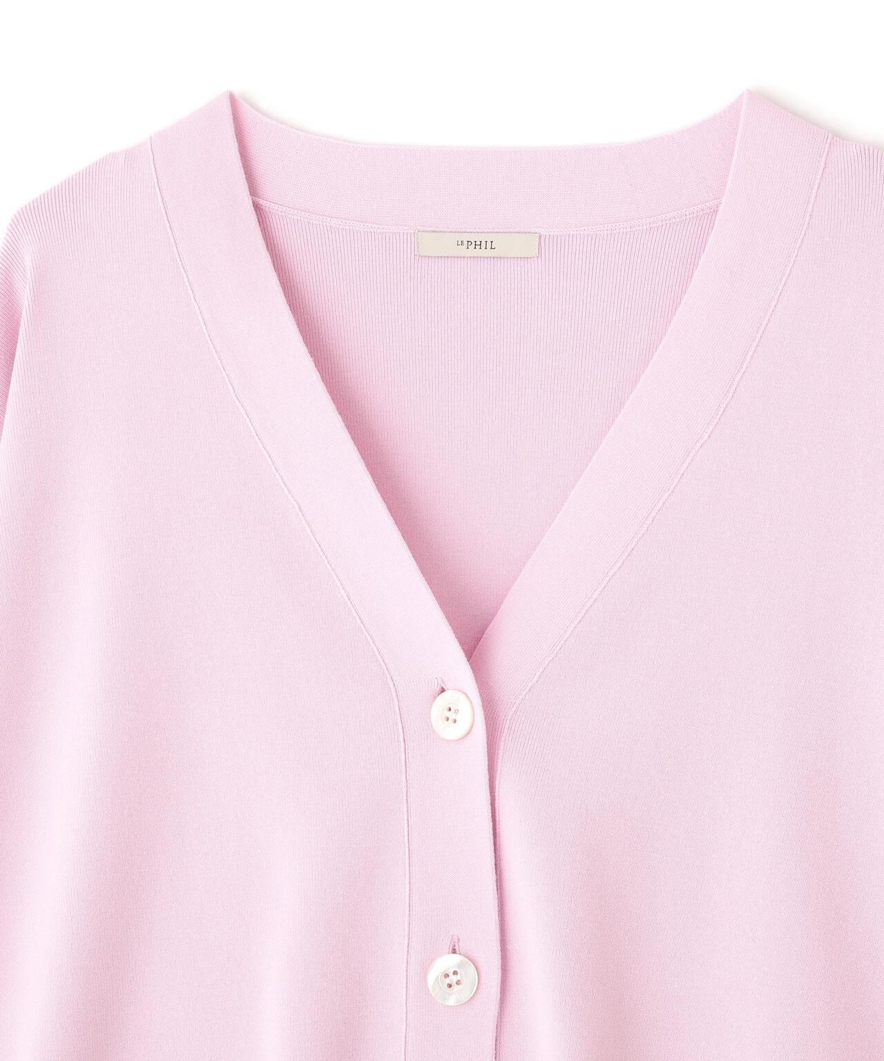 オーバーサイズラウンドヘムカーデ