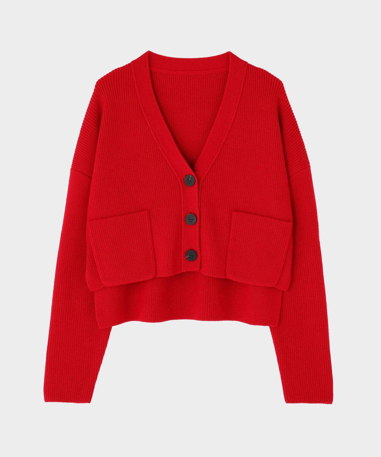 ウールコンパクトカーディガン