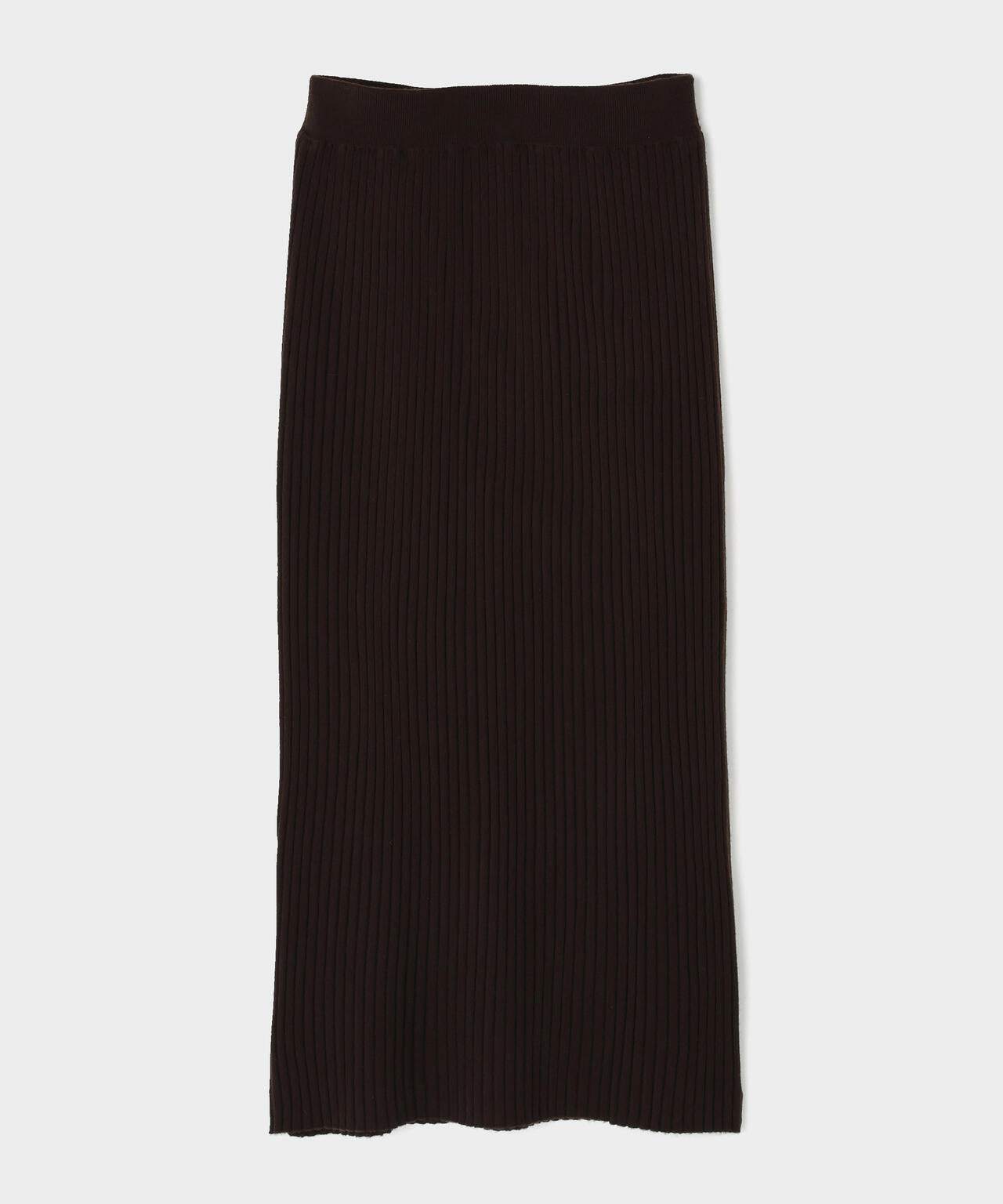 ワイドリブニットスカート