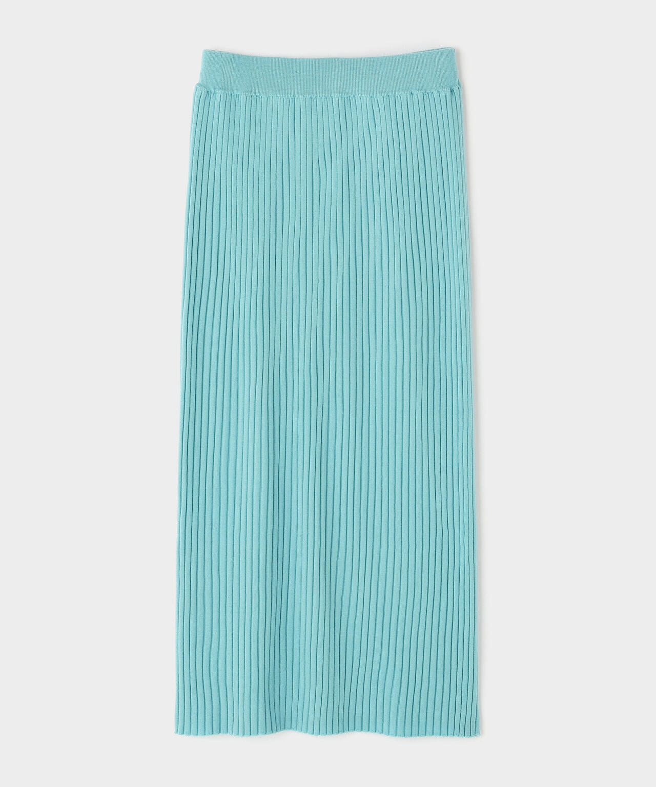 ワイドリブニットスカート