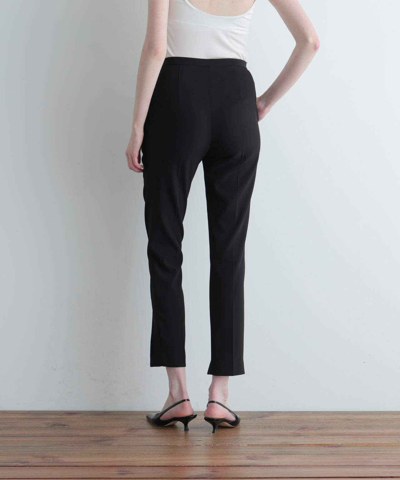 2WAYツイルフロントスリットパンツ