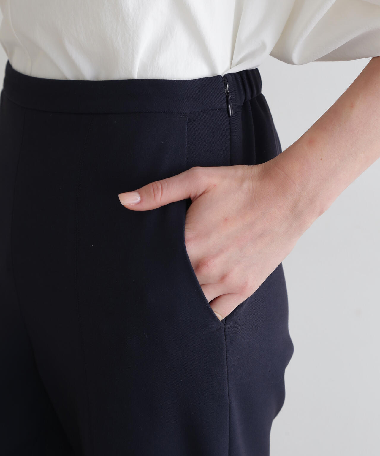 2WAYツイルフロントスリットパンツ