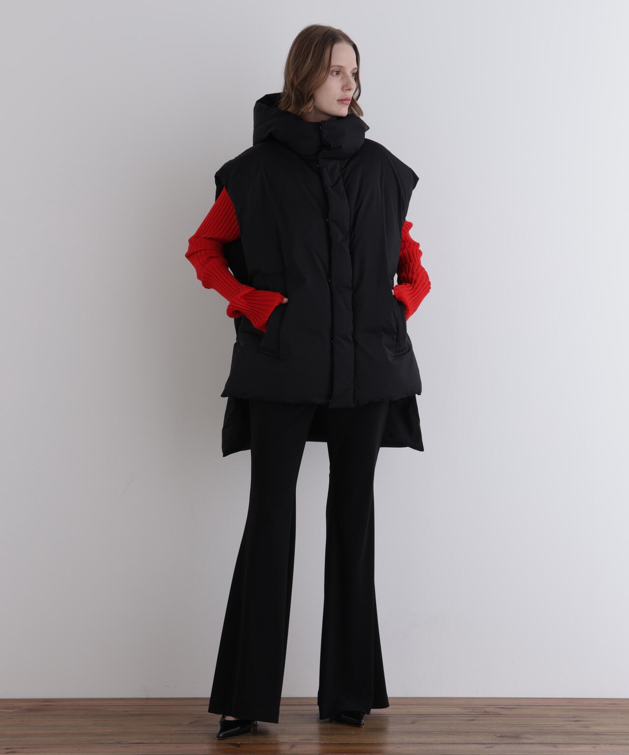 スムースフレアパンツ