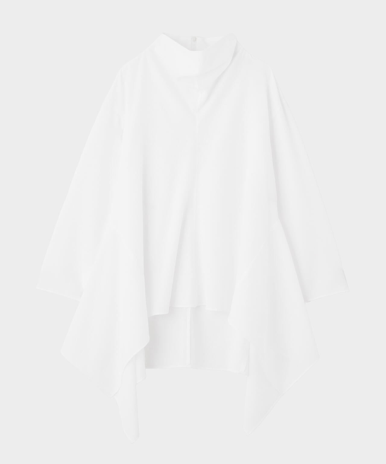 クールドットサイドヘムブラウス