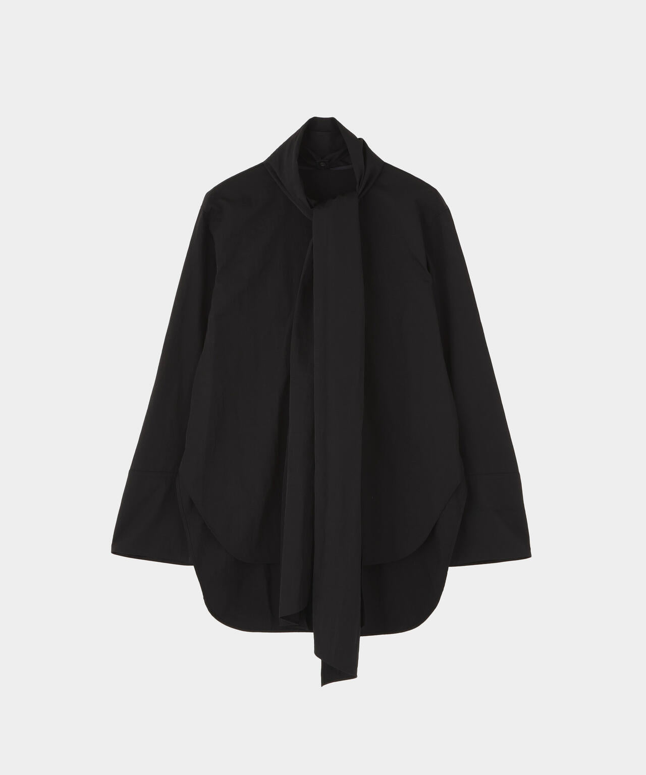 コンパクトナイロンボウタイブラウス