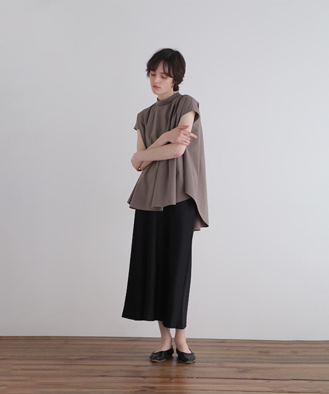 SOLOTEXノースリーブブラウス