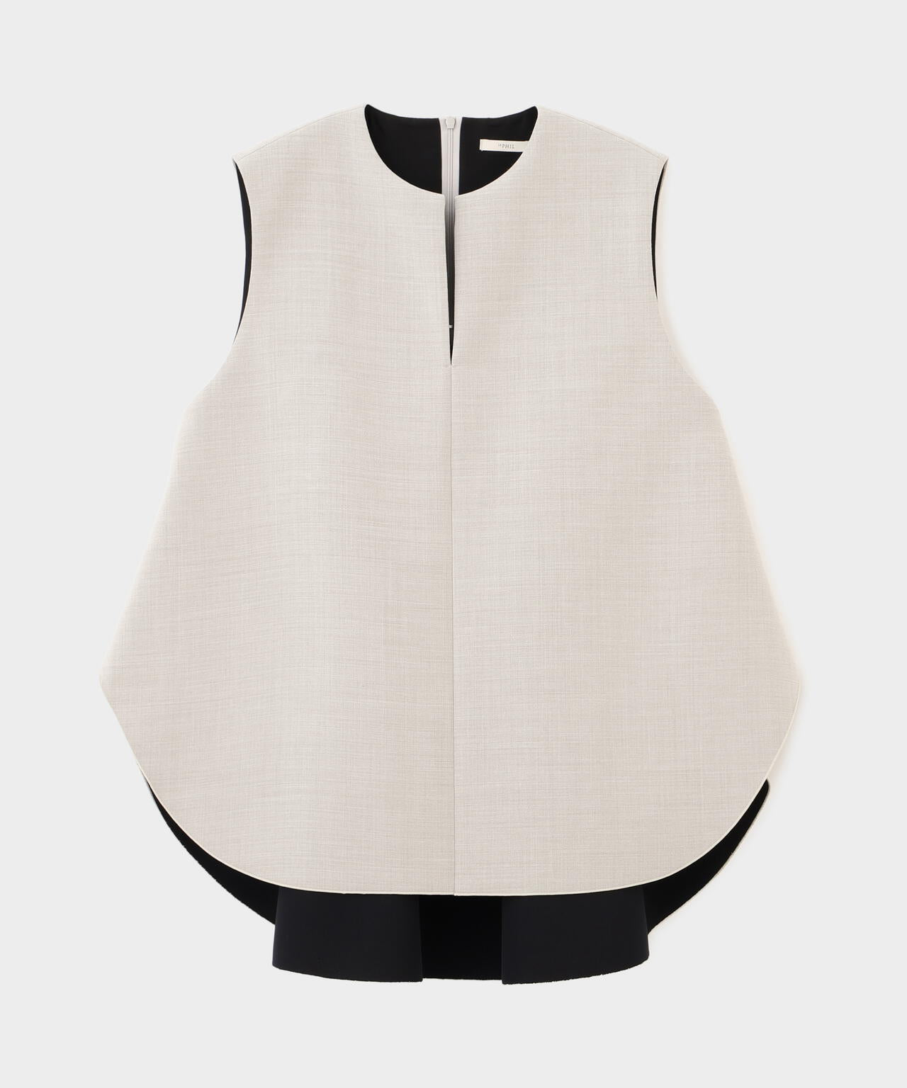 ライトボンディングノースリーブジレブラウス