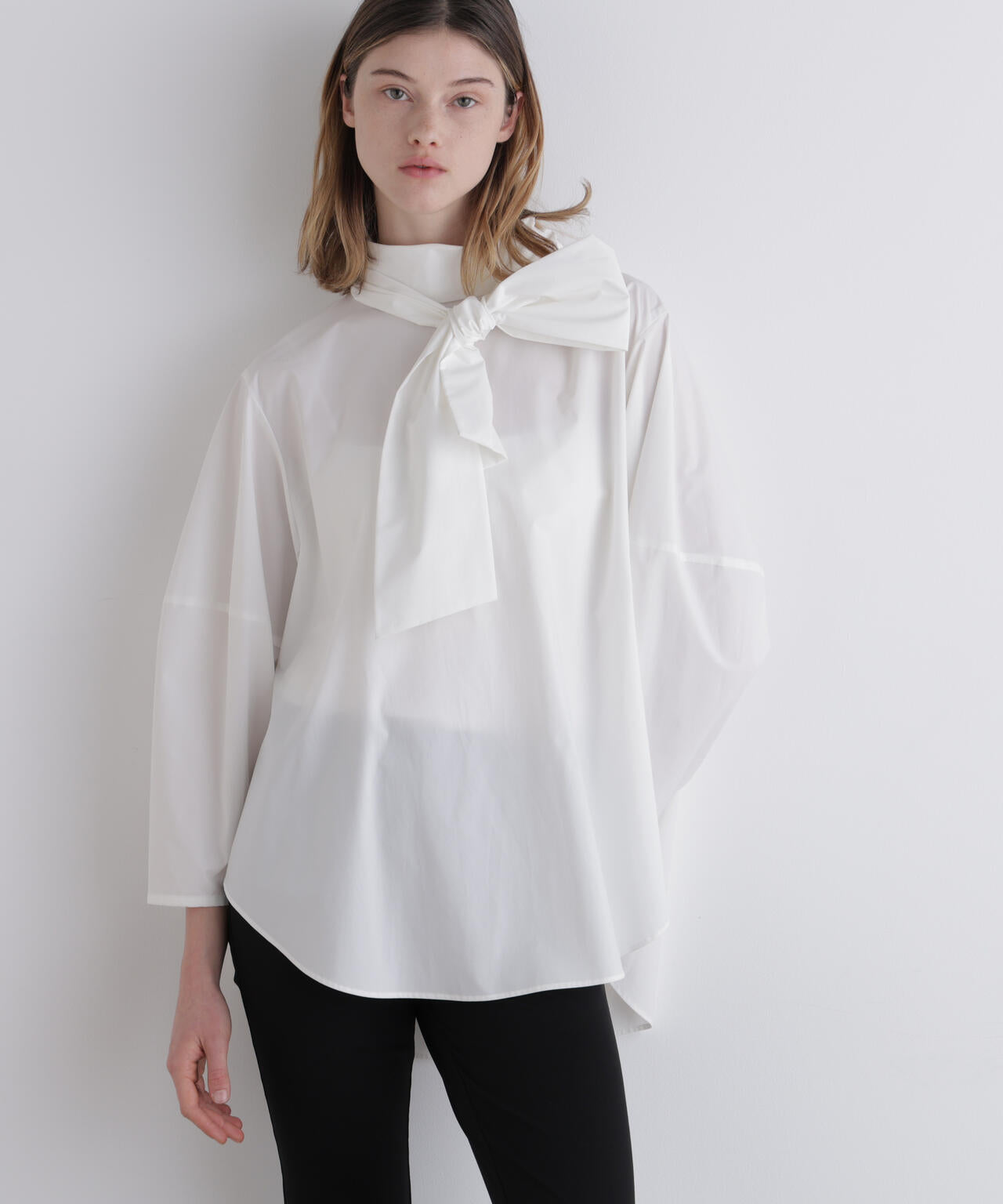 SOLOTEXブロードボウタイブラウス | LE PHIL（ル フィル） ｜【公式