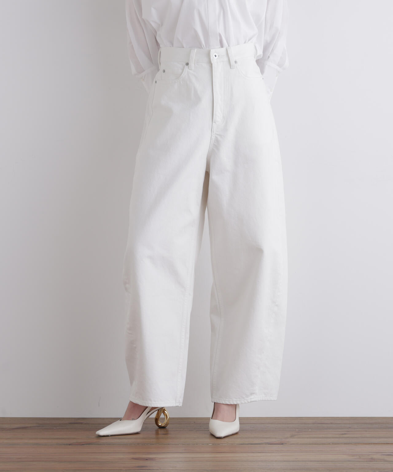 【EC限定/00サイズ】バルーンシルエットデニムパンツ