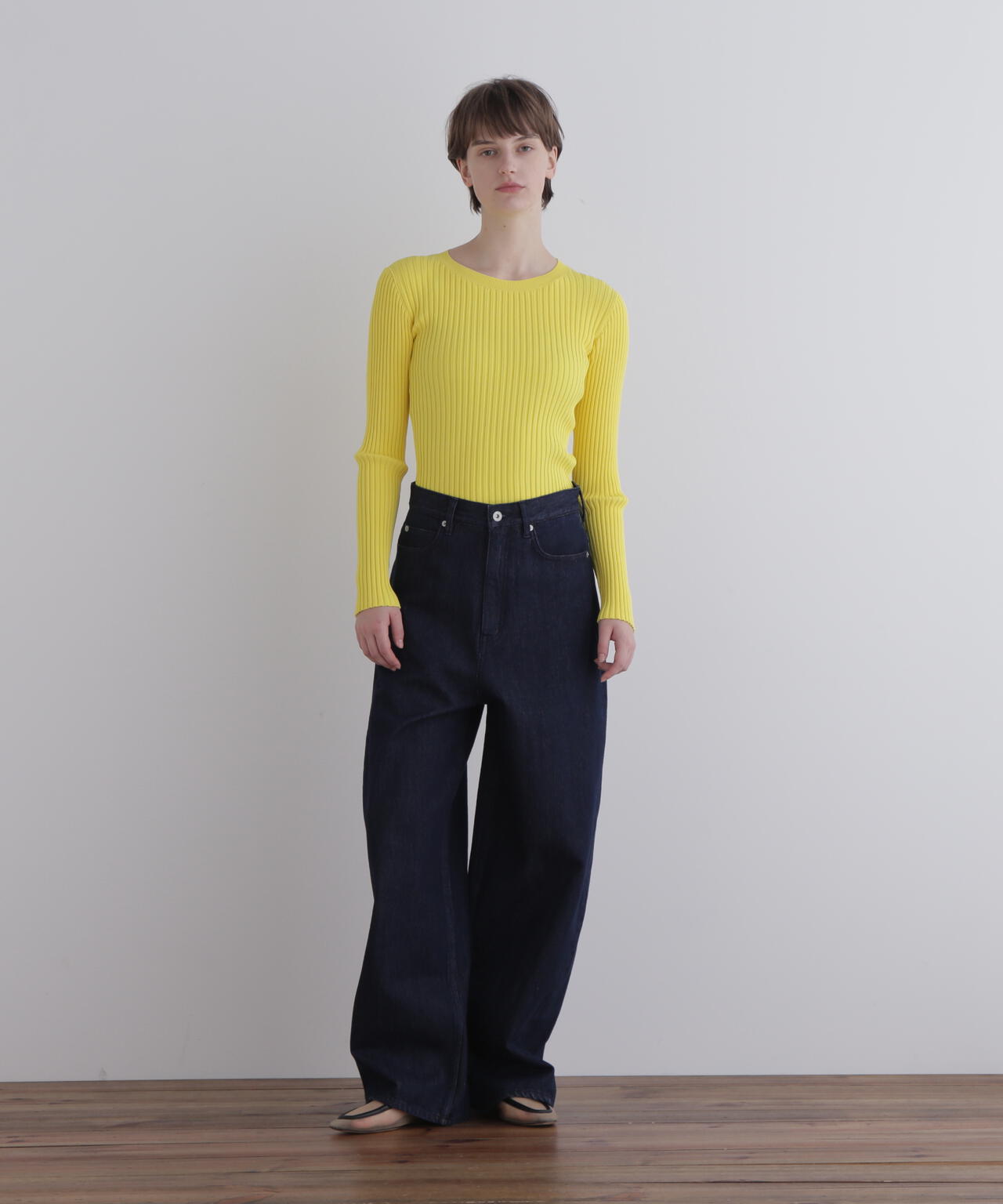 【EC限定/00サイズ】バルーンシルエットデニムパンツ