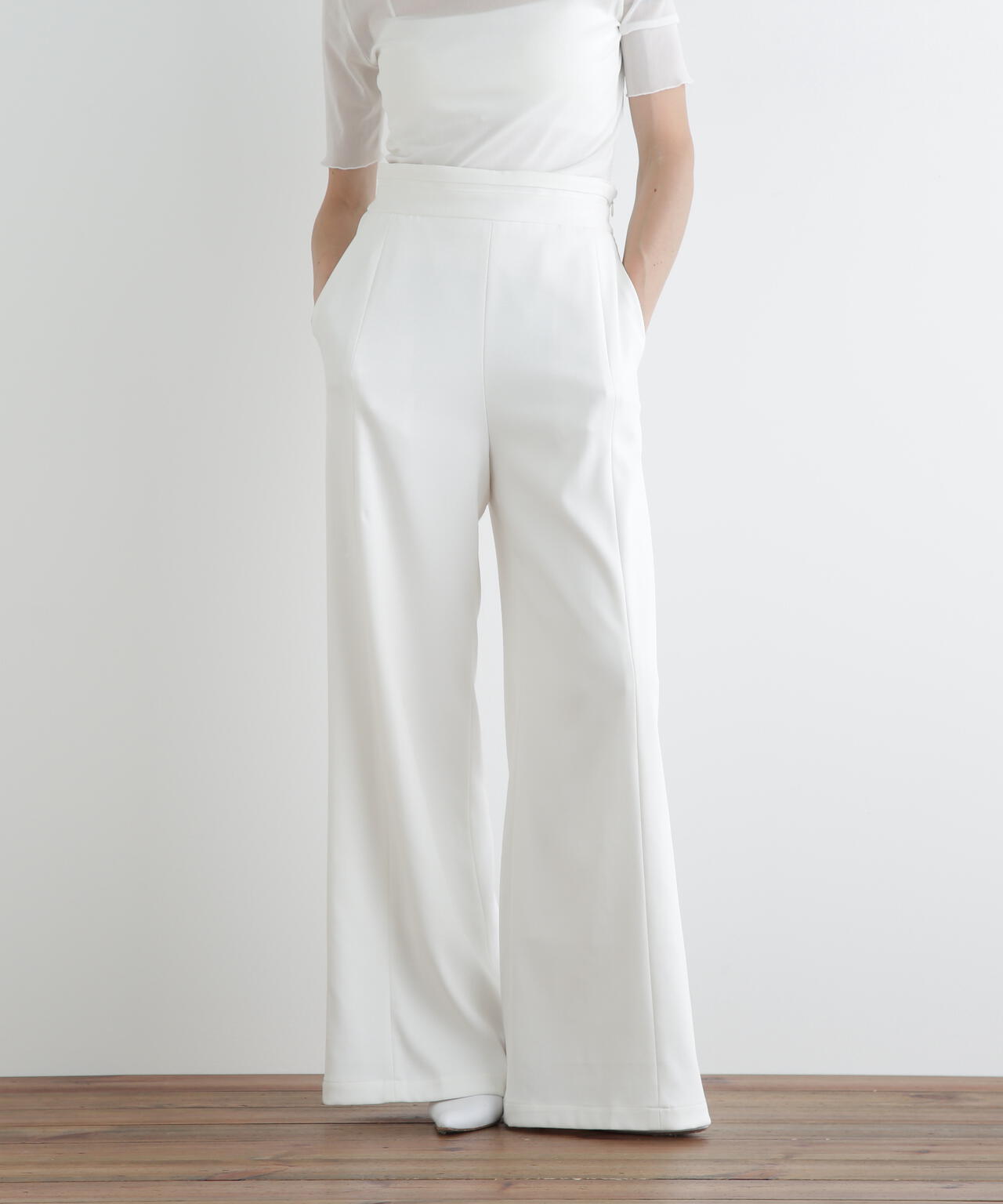 2WAYツイルワイドパンツ