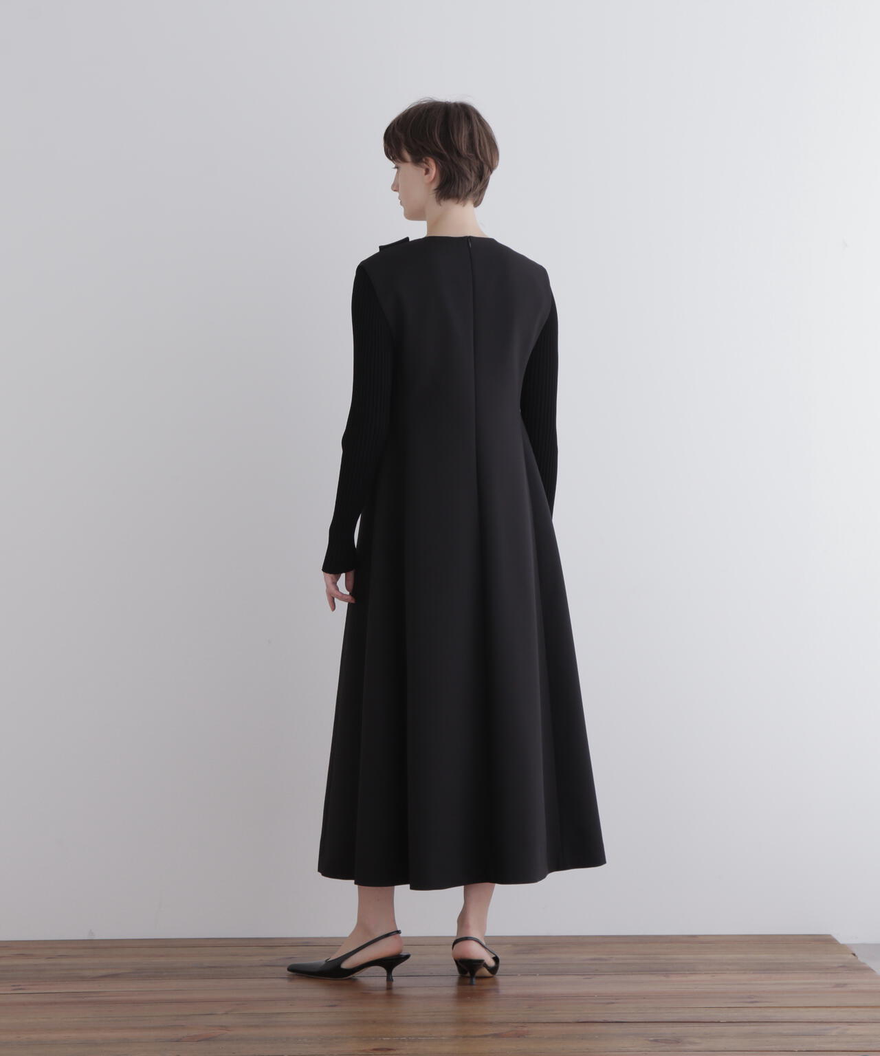 ジレロングワンピース