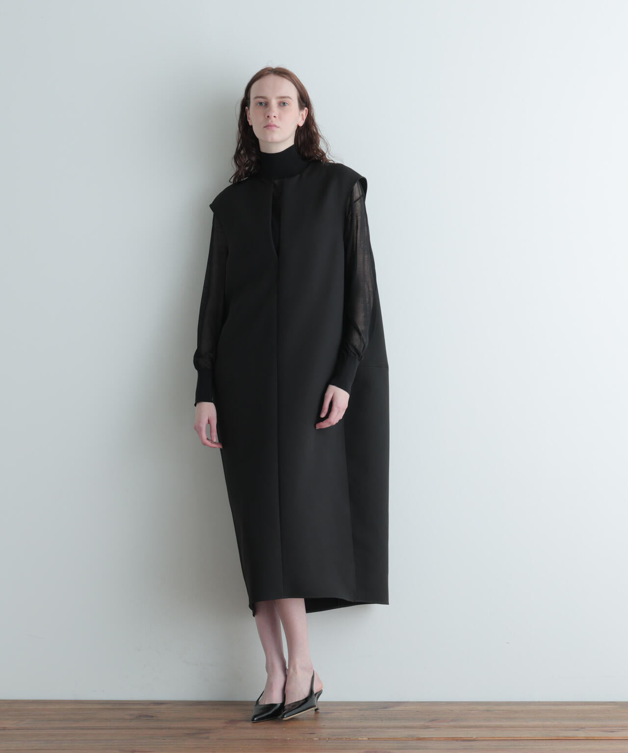 トリプルクロスノースリワンピース