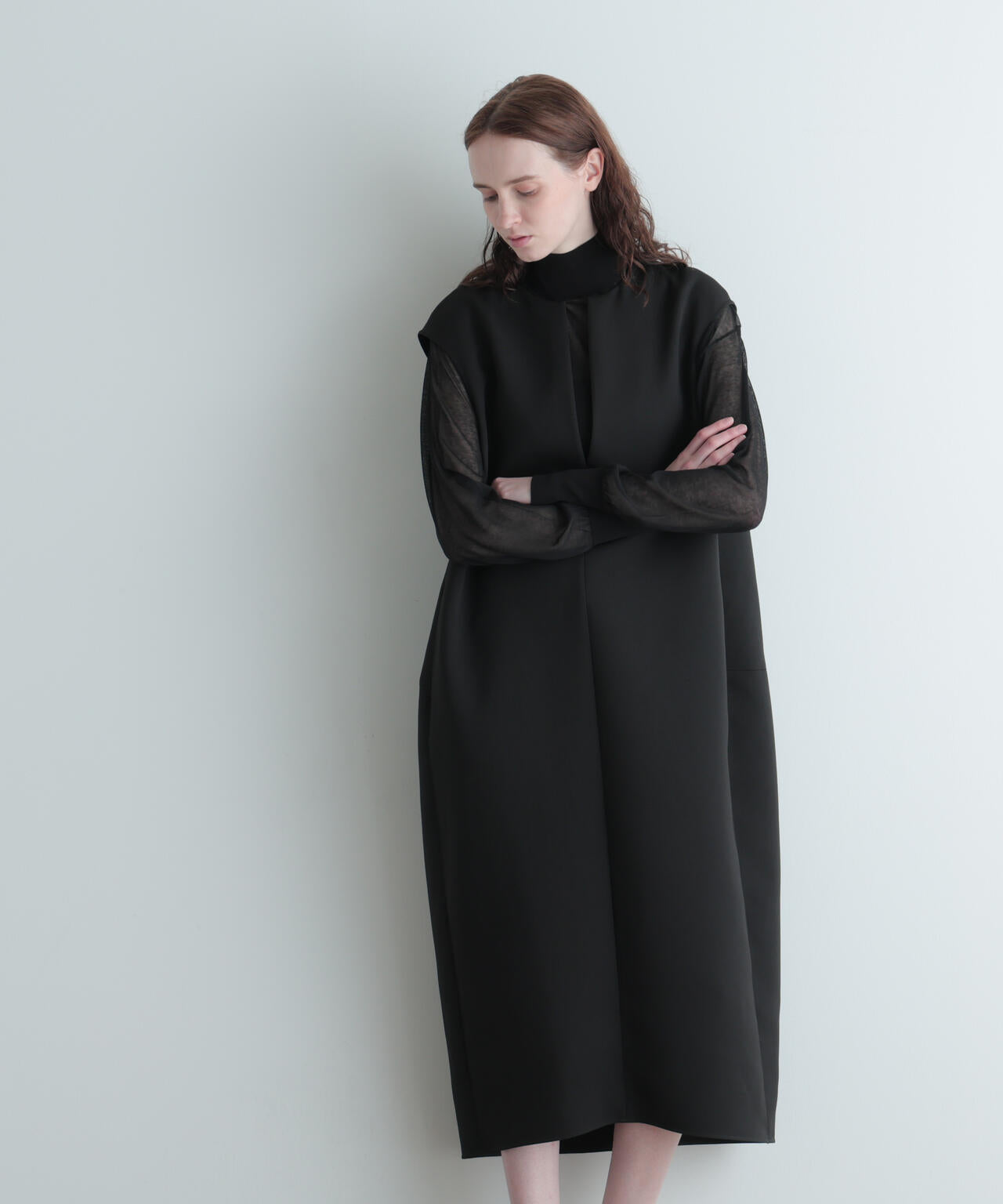 トリプルクロスノースリワンピース