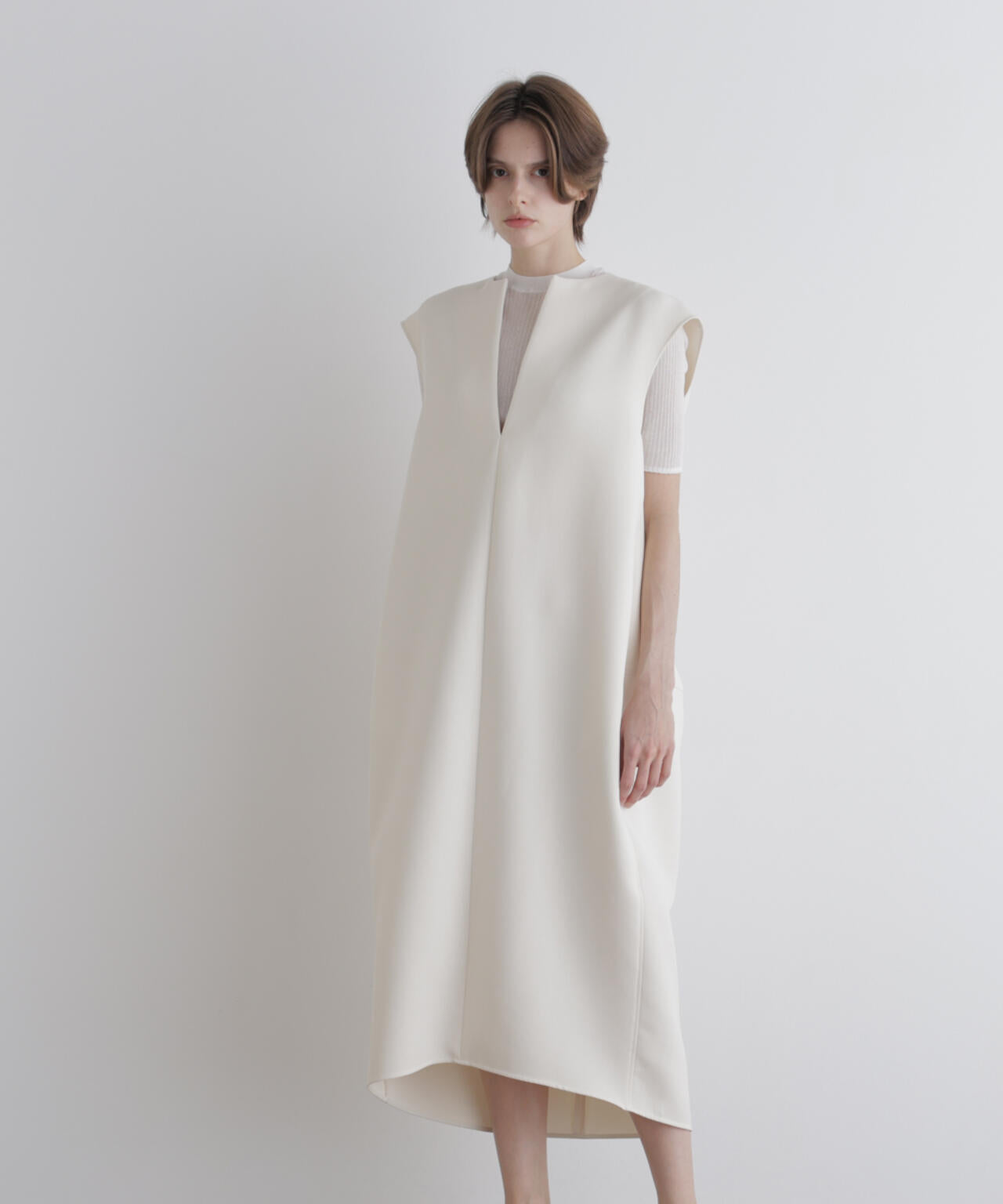 トリプルクロスノースリワンピース