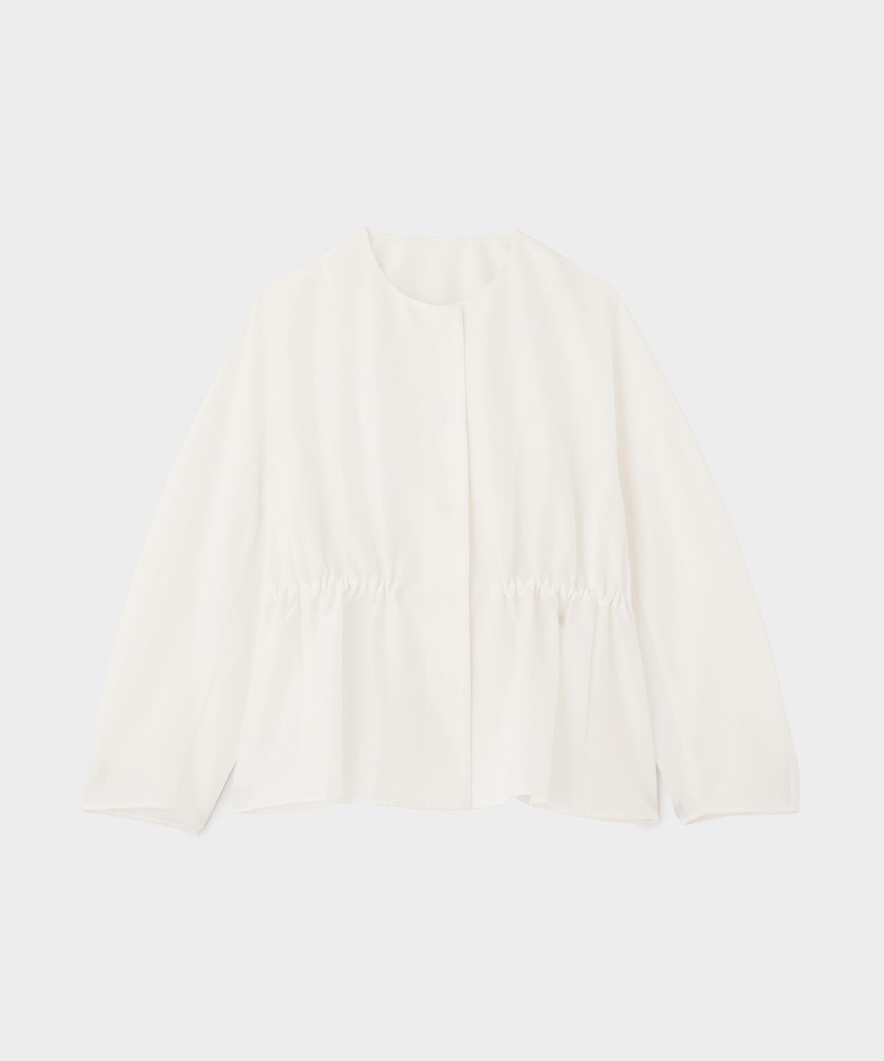 シアー袖ボリュームジャケット