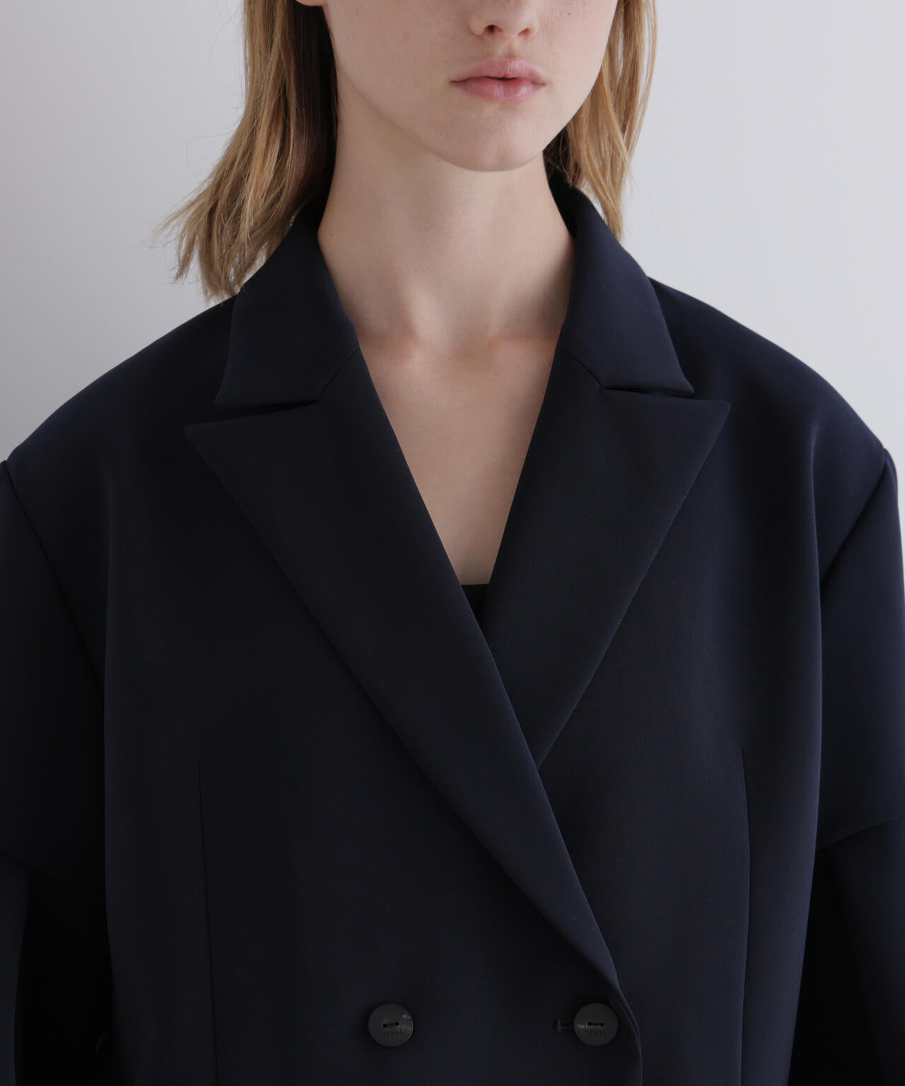 コンフォートダブルクロスフレア袖ジャケット