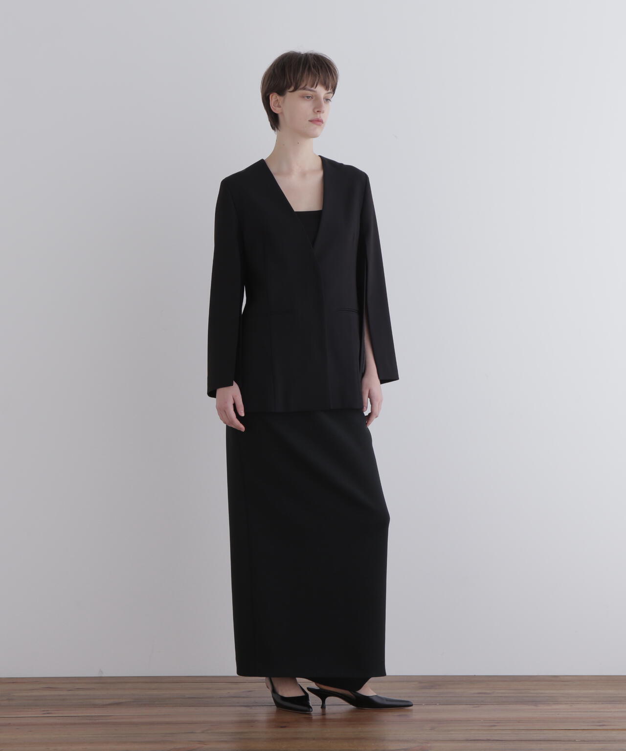 2WAYツイルスリットジャケット