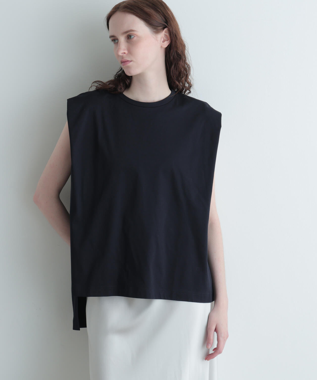 シルキースムースノースリーブT