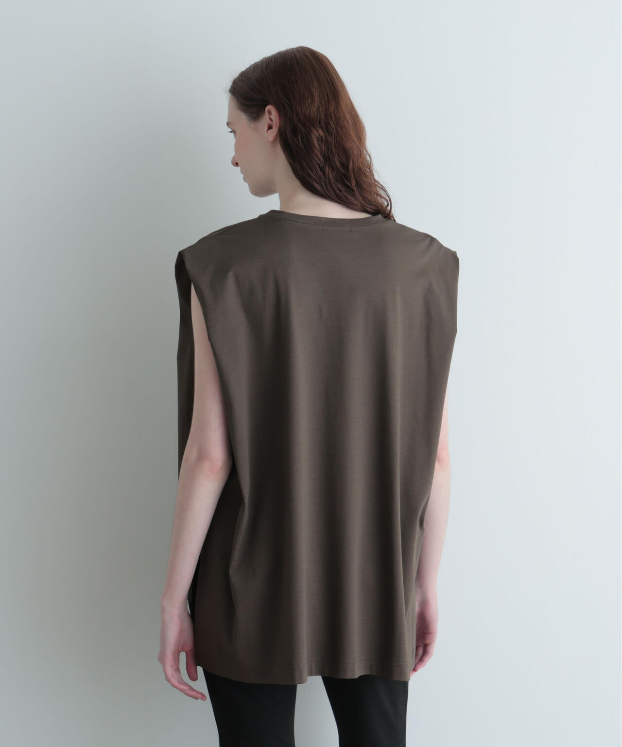 シルキースムースノースリーブT