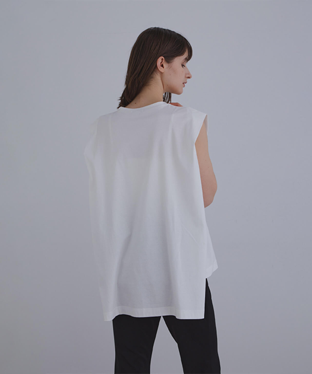 シルキースムースノースリーブT