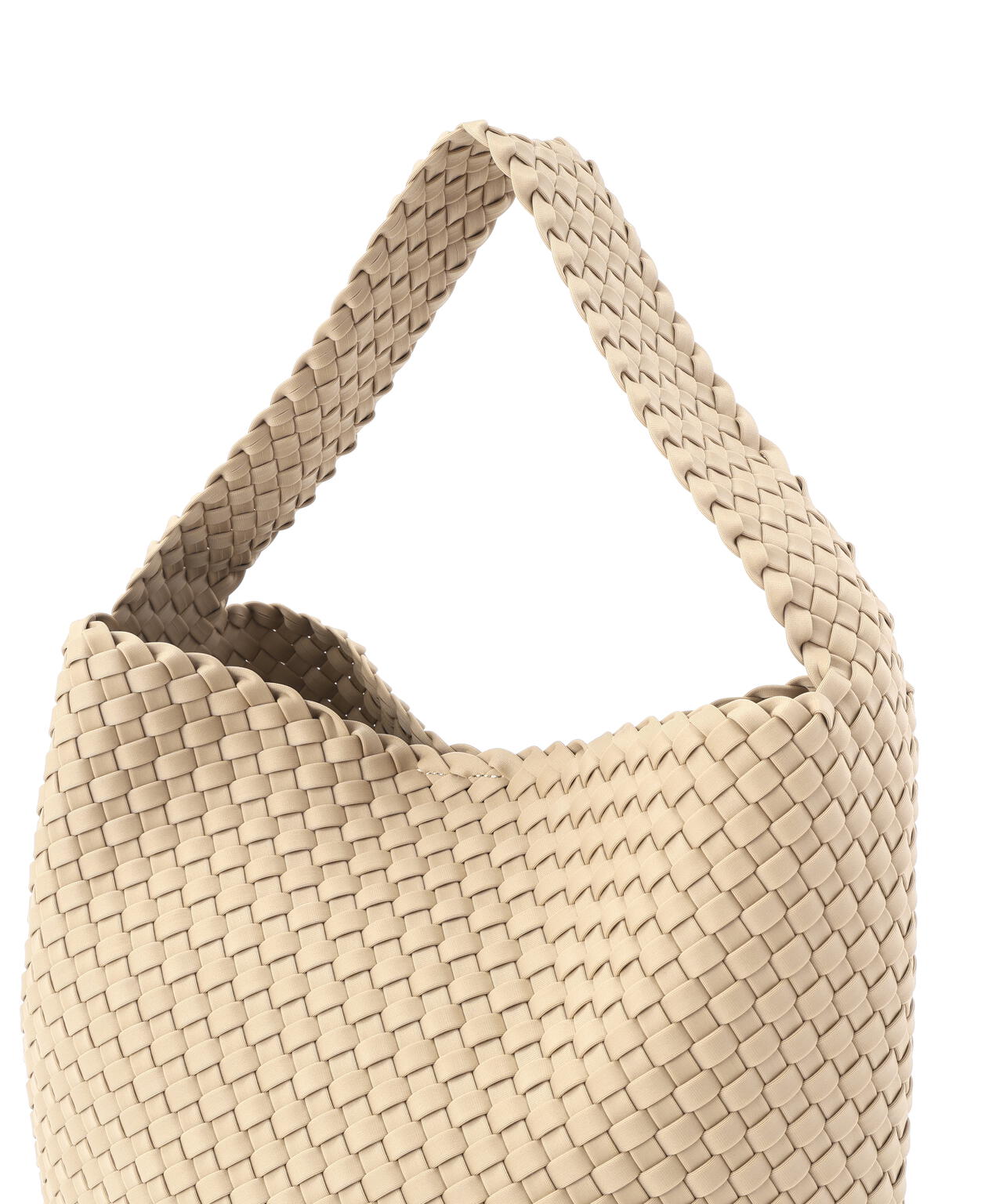 【NAGHEDI / ナゲディ】Medium Hobo-CAMEL
