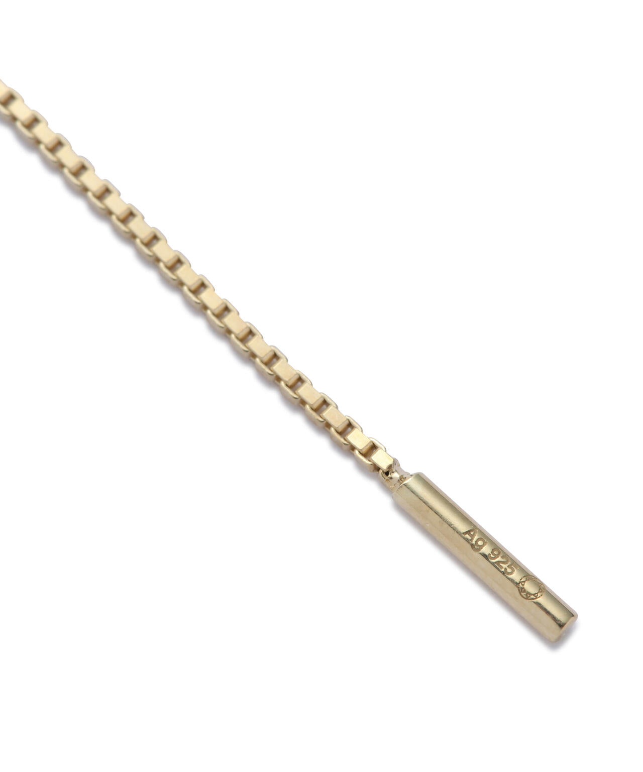 【SASKIA DIEZ / サスキア ディーズ】FINE NECKLACE FRING CUBIC NO1