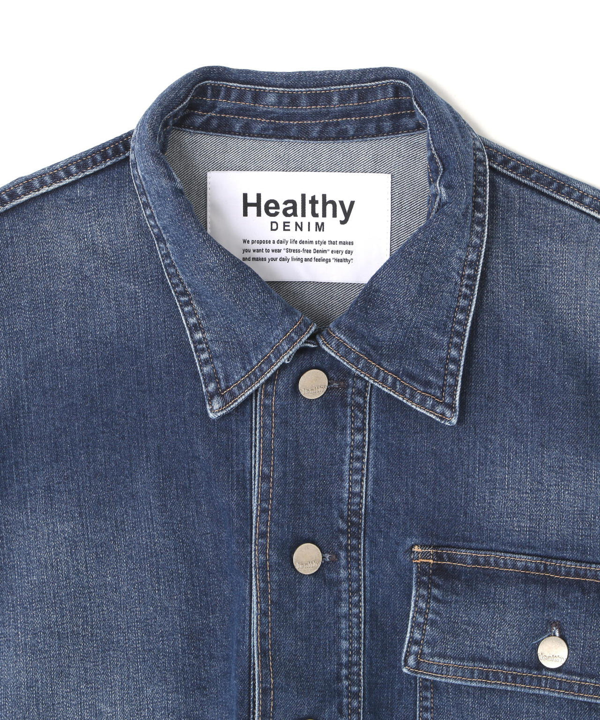 【Healthy denim / ヘルシーデニム】Roti デニムシャツ