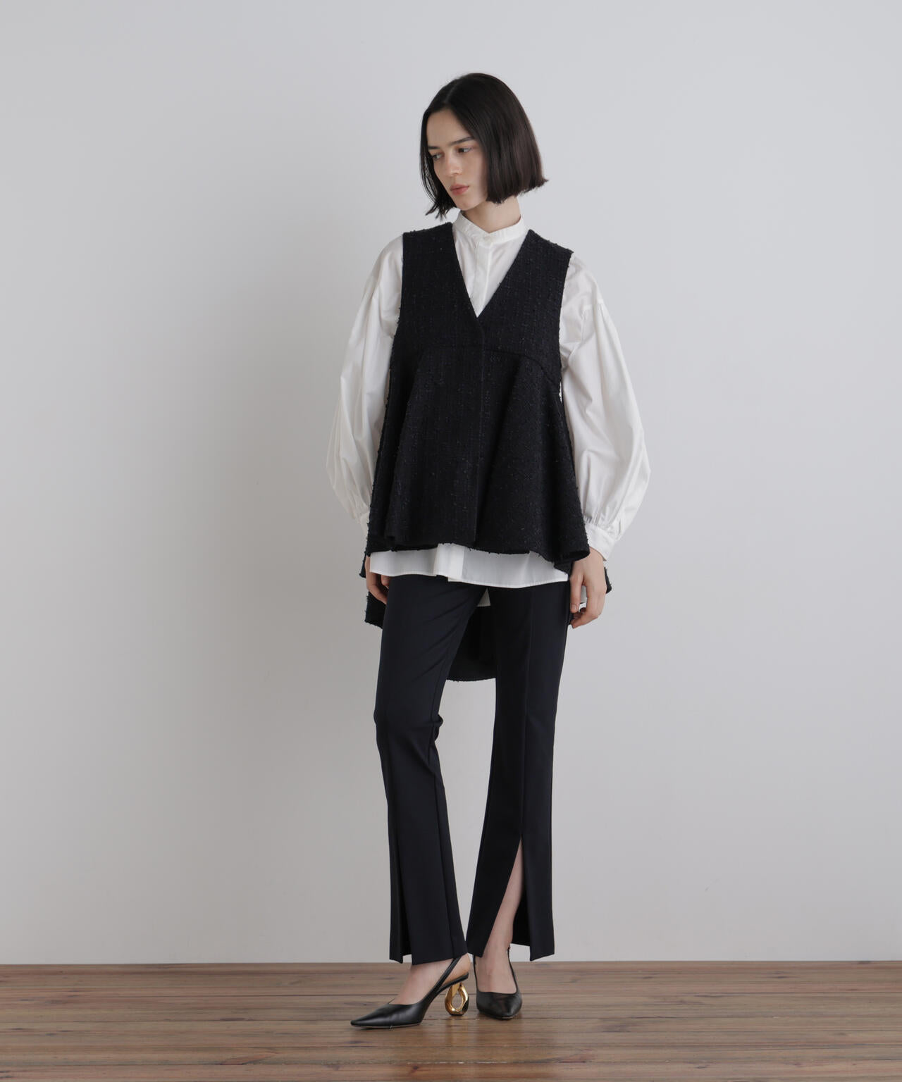 身長173cm B81 W61 H89 着用サイズ:F