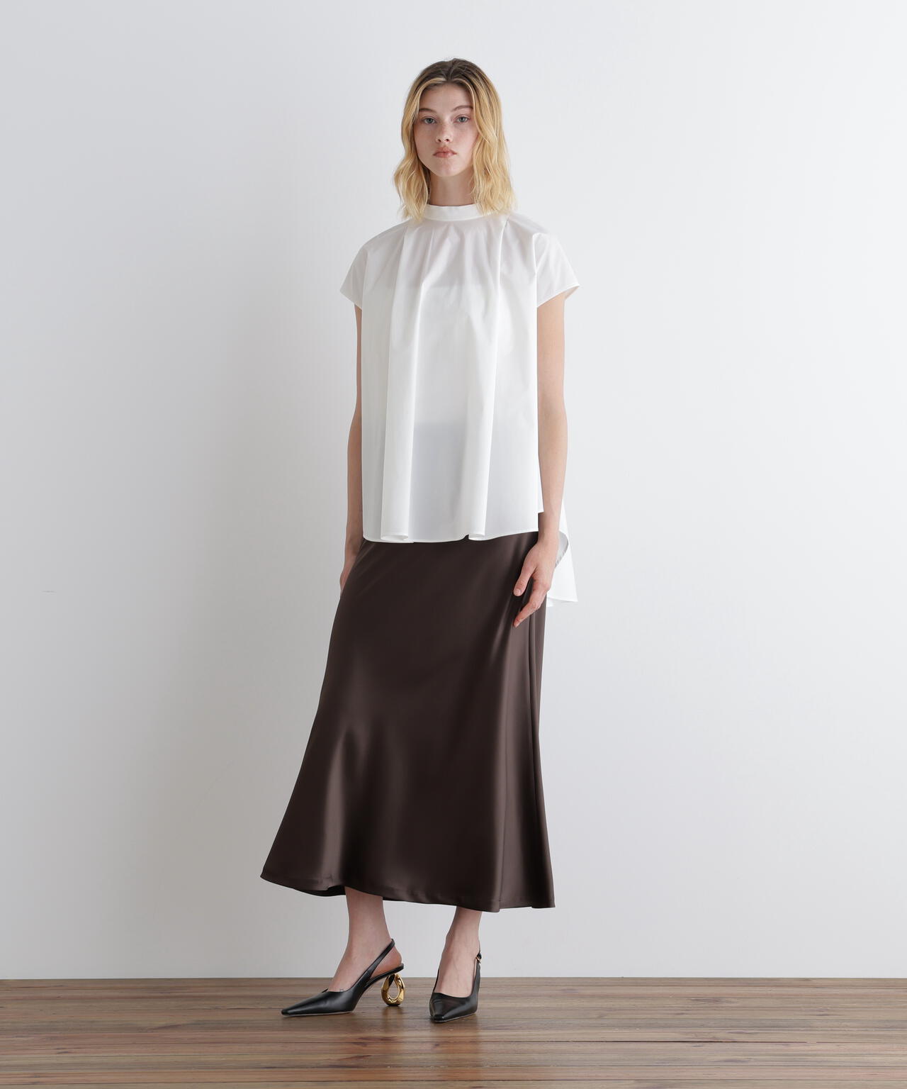 クラシックサテンスカート