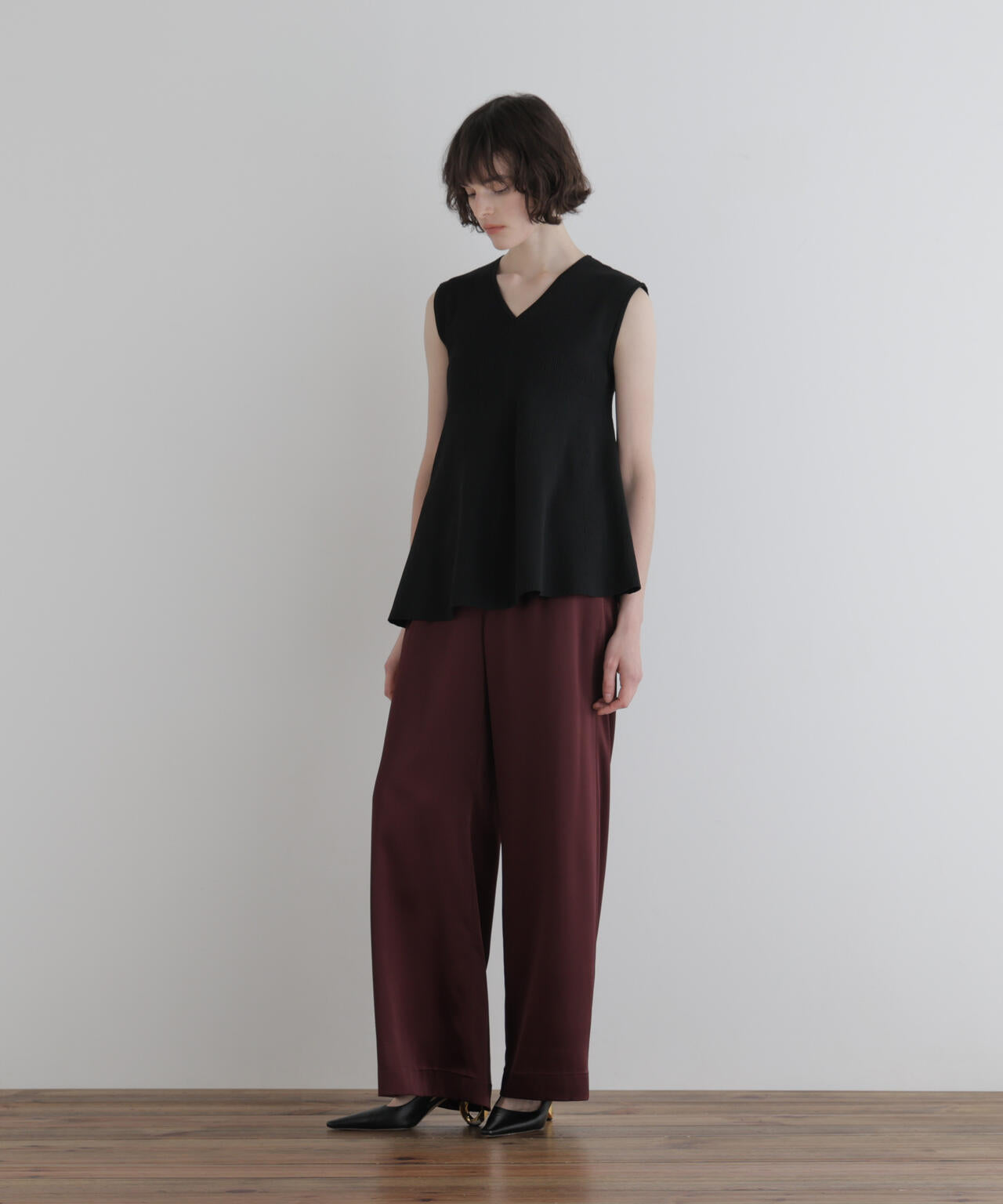 身長177cm B81 W59 H89 着用サイズ:1