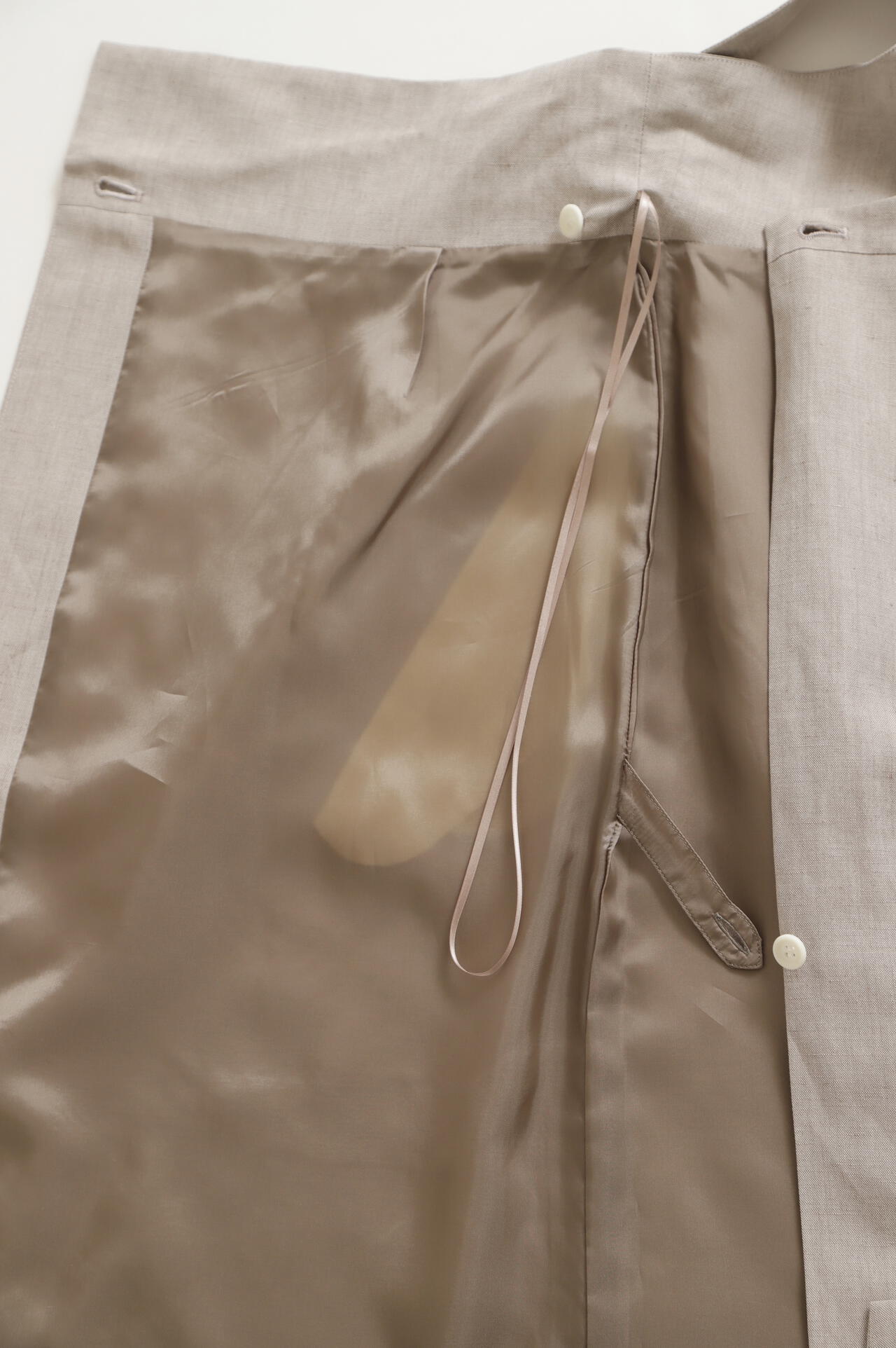 One-shoulder Wrap Skirt