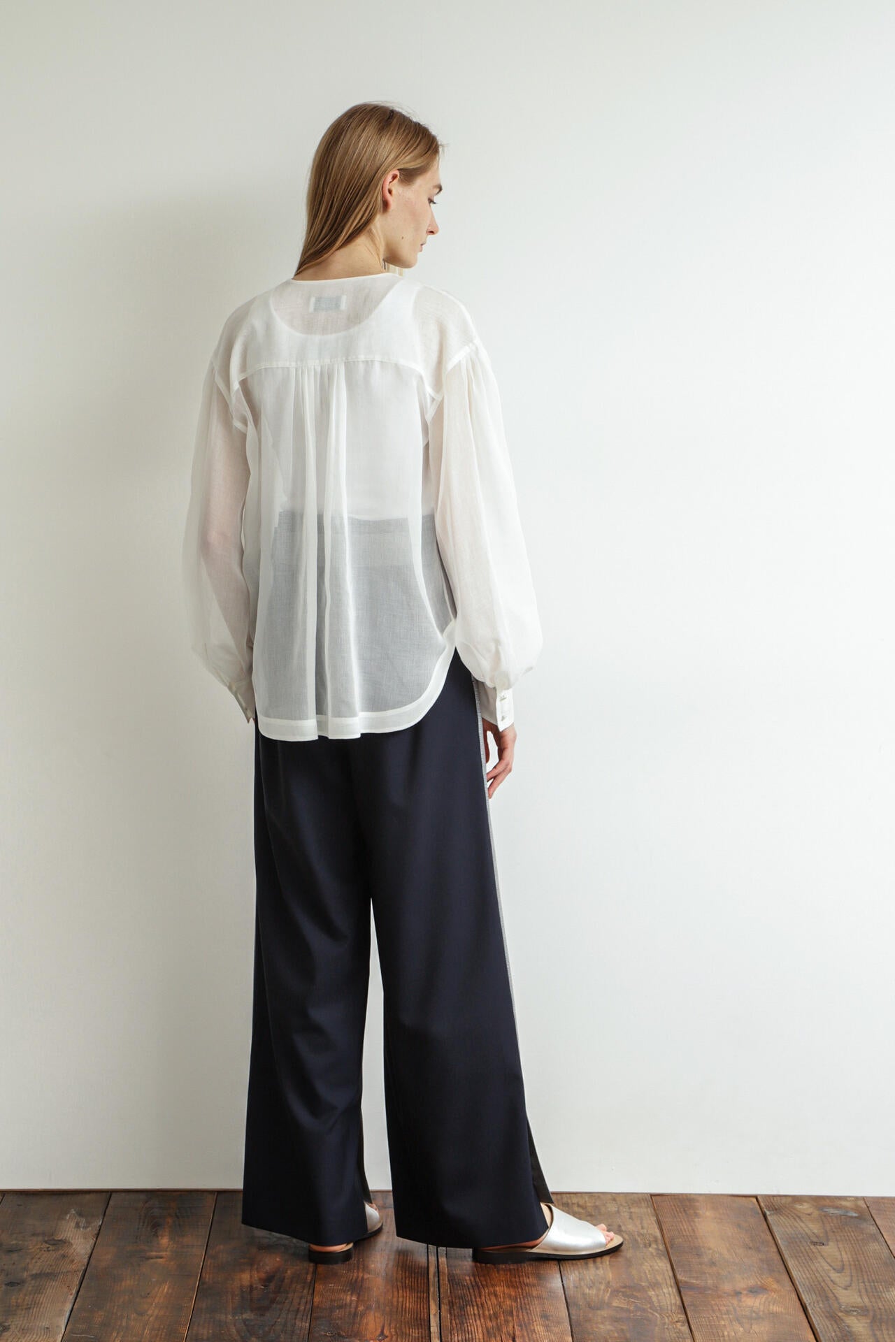 High Waist Pattern Combination Pants