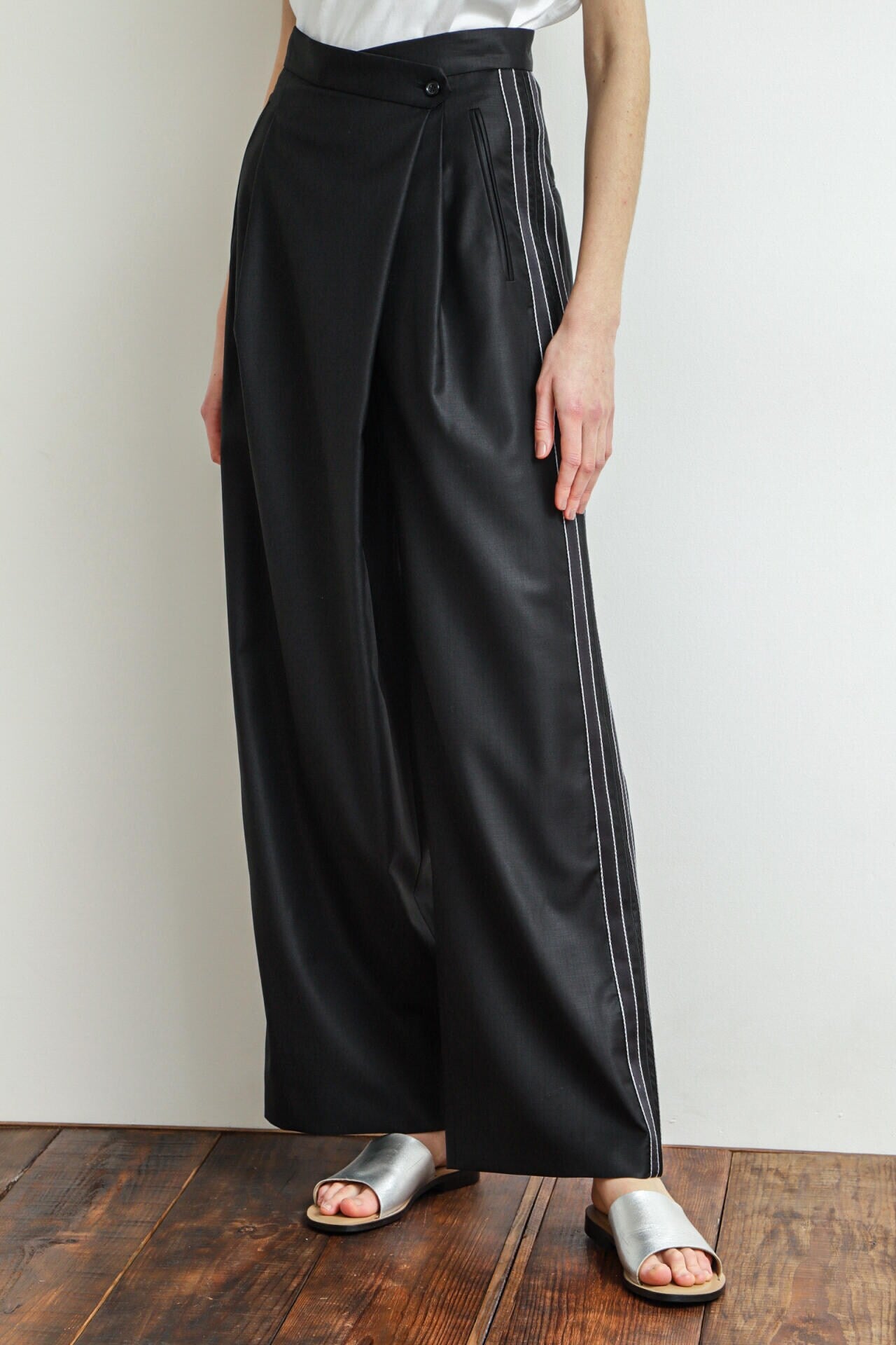 Stitchwork Wide Pants