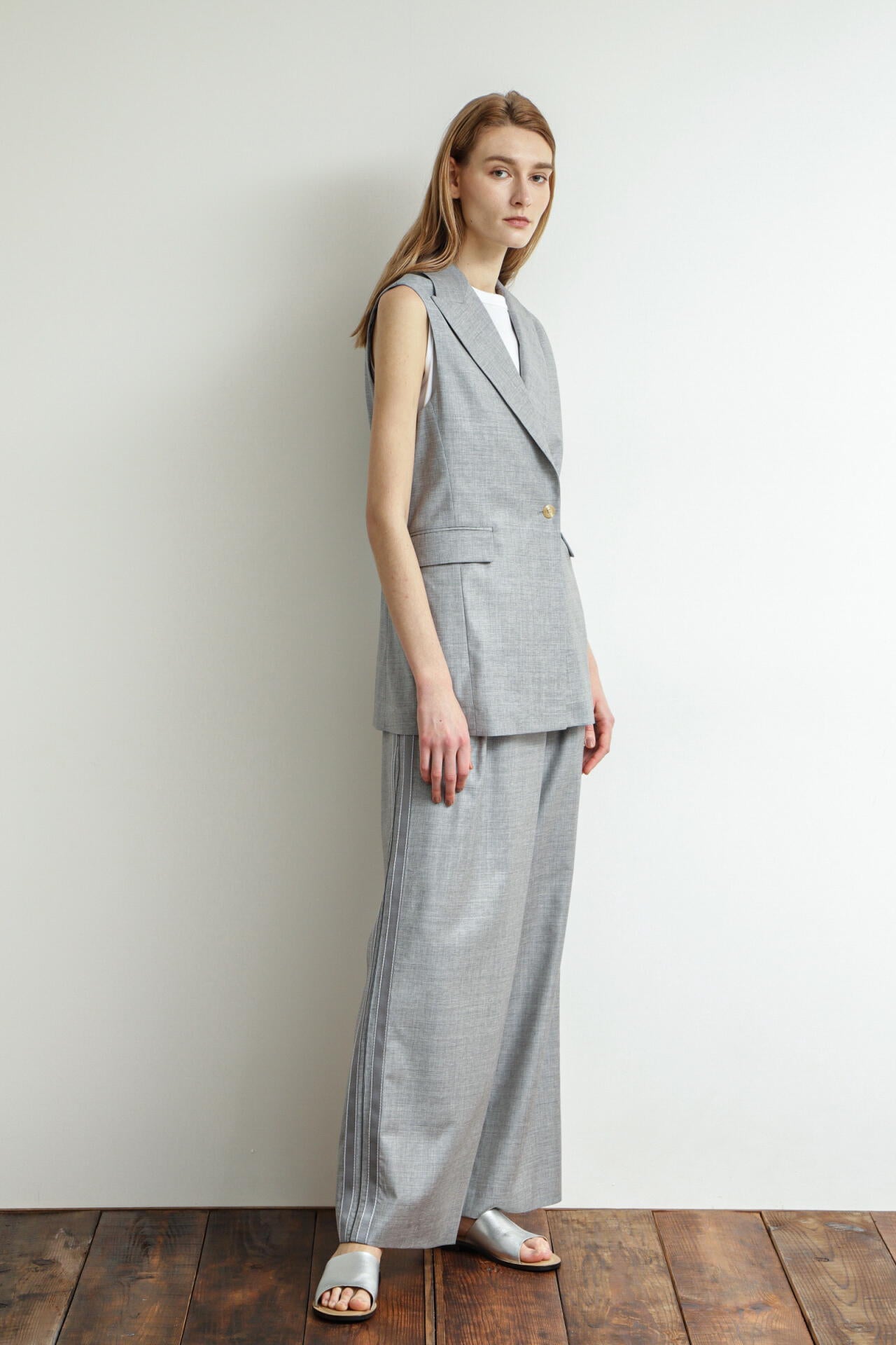 Stitchwork Wide Pants