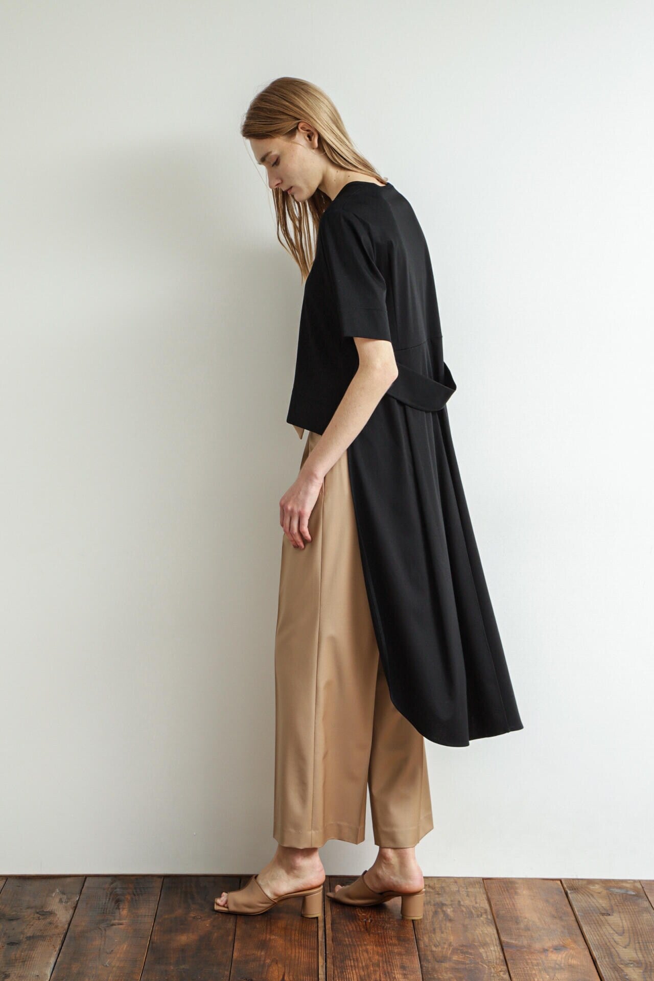 High Waist Double Buckle Pants