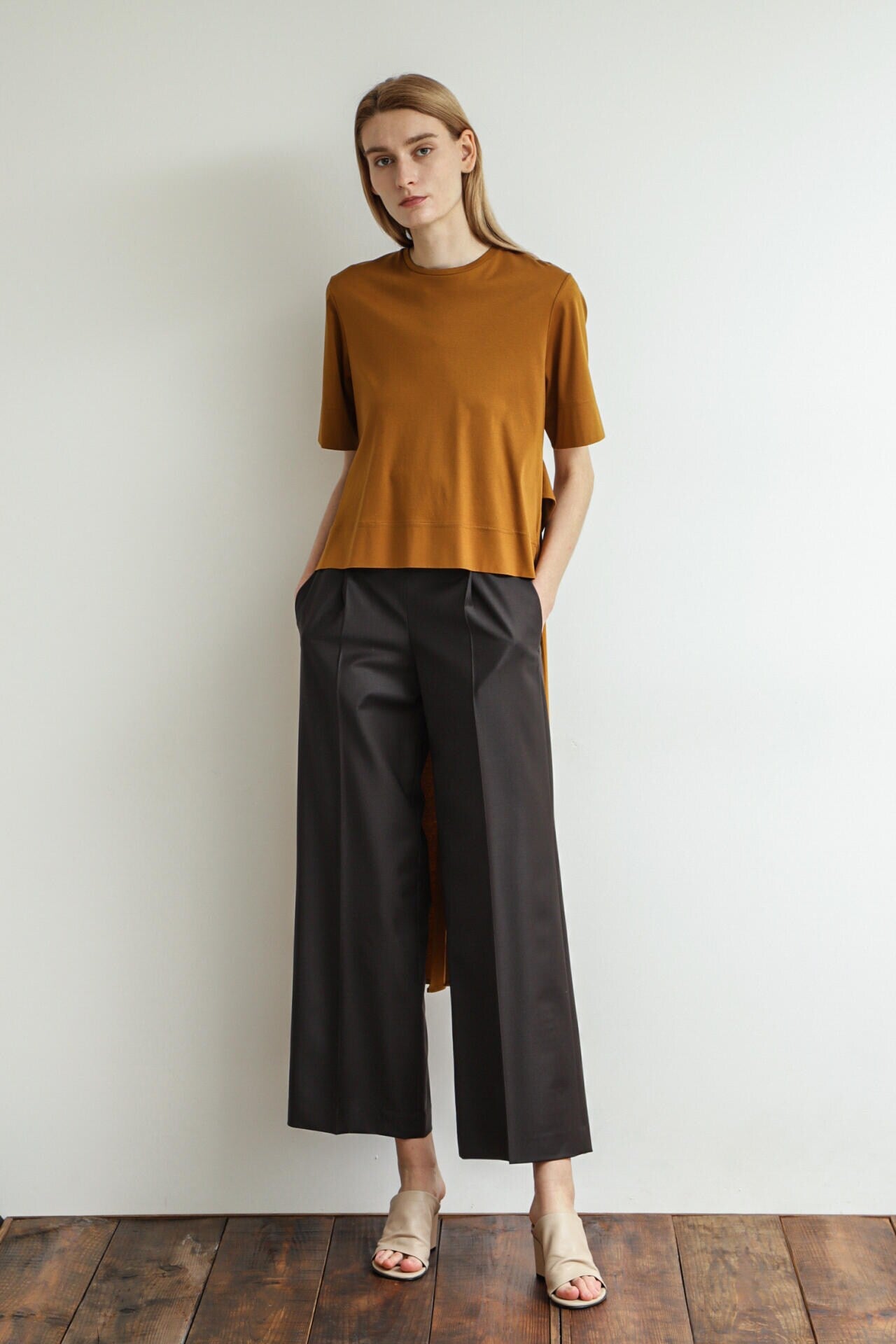 High Waist Double Buckle Pants