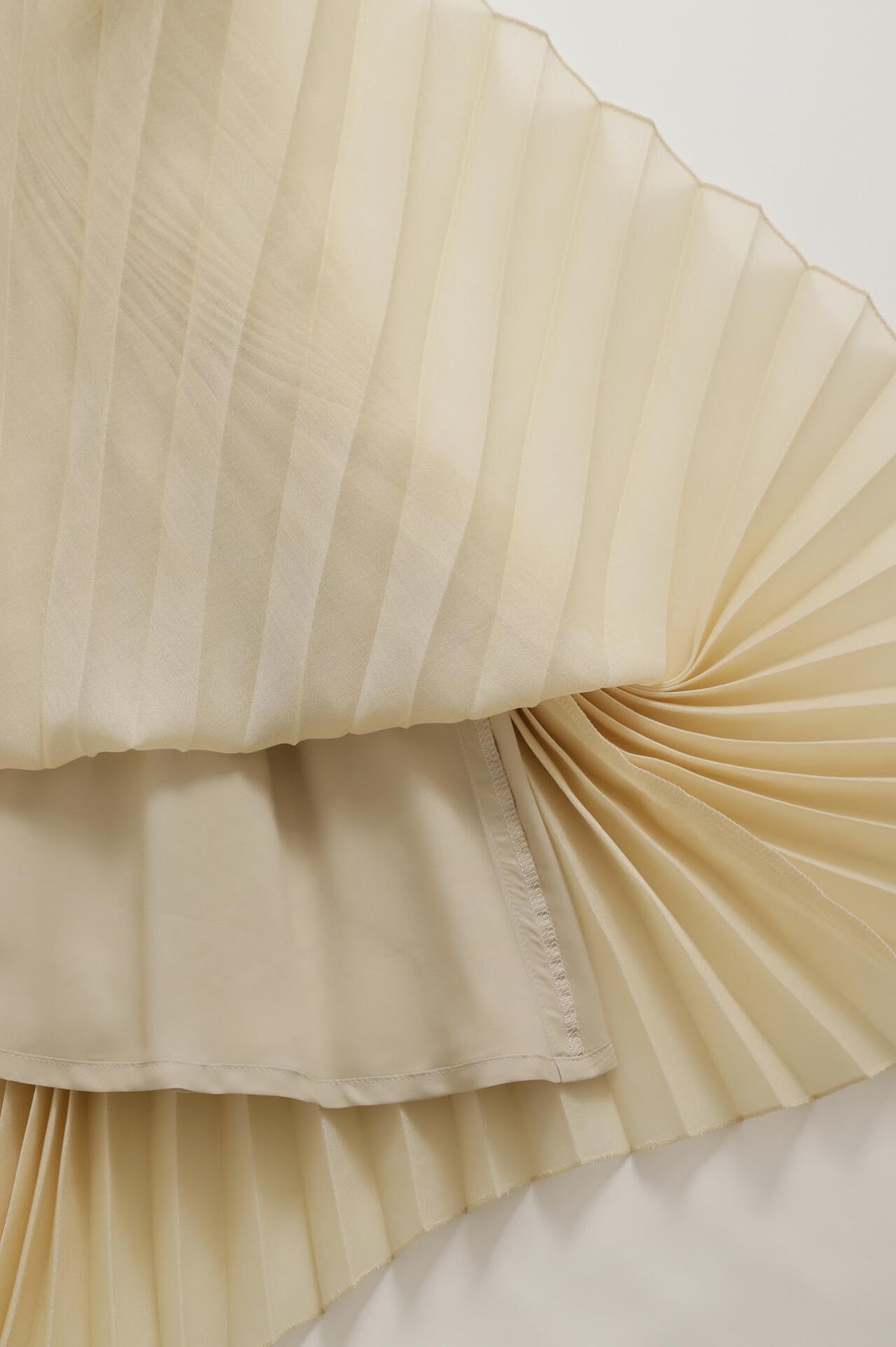 Sheer Pleated Pants