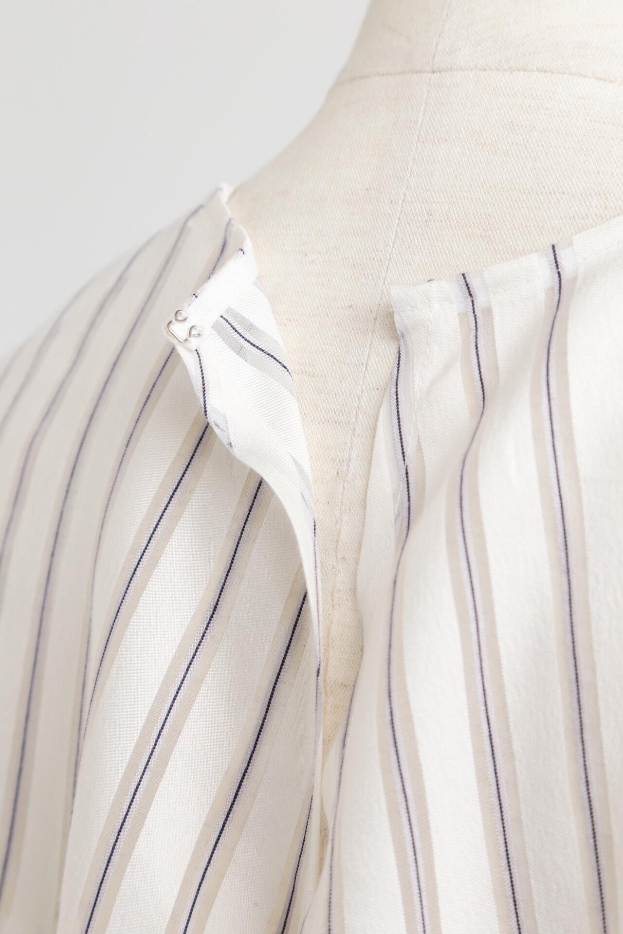 Star Lace/Stripe Combi Blouse