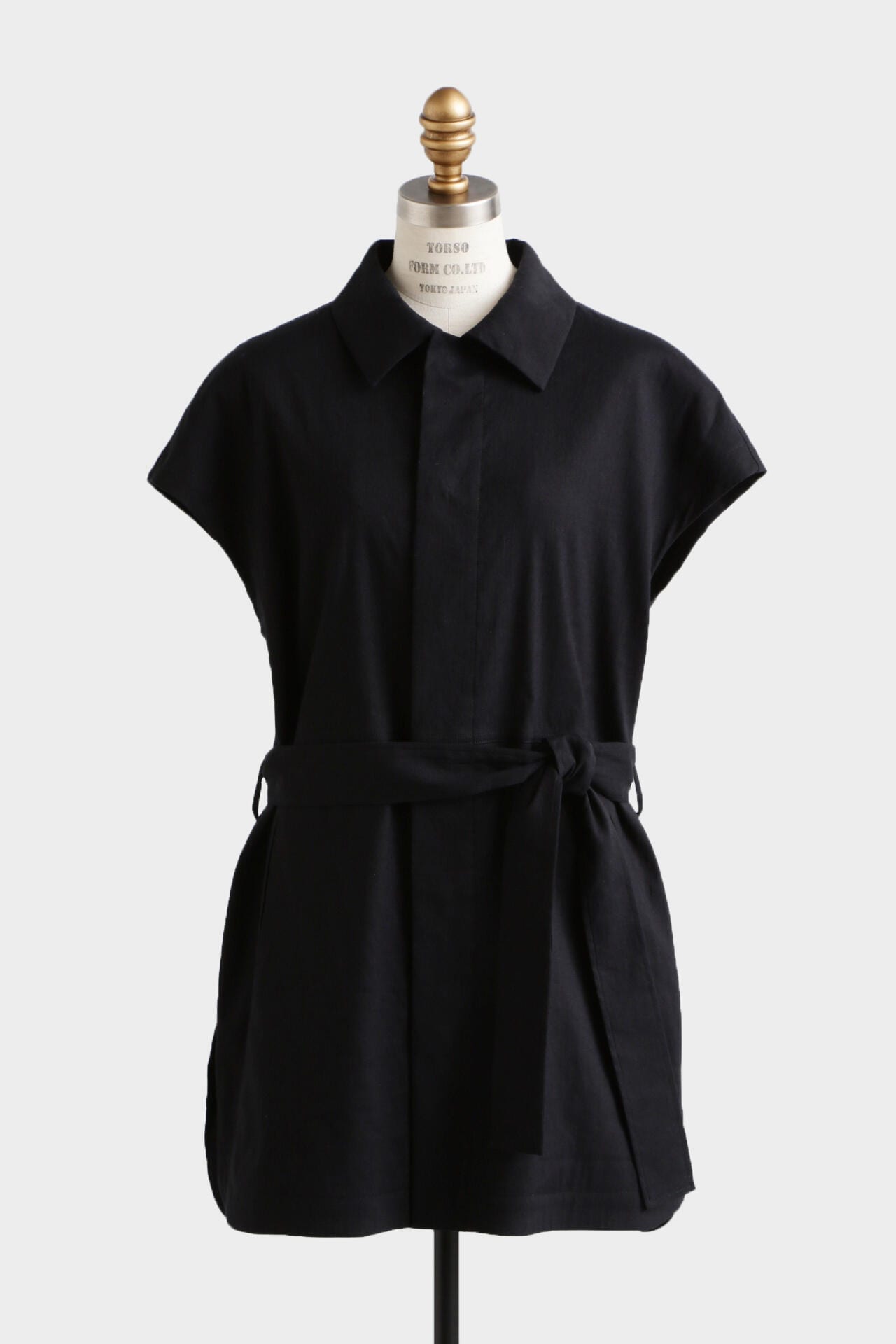 【TV着用】 Belted Sleeveless Jacket