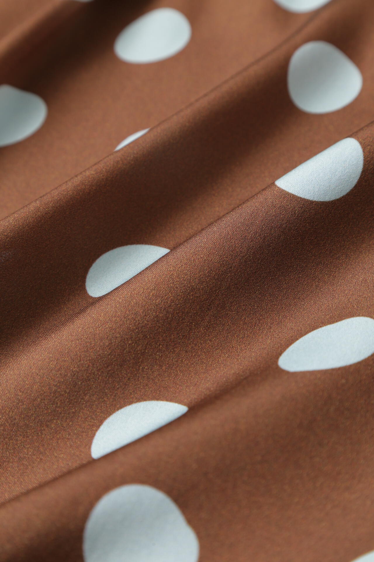 【TV着用】Printed Silk Dot Skirt