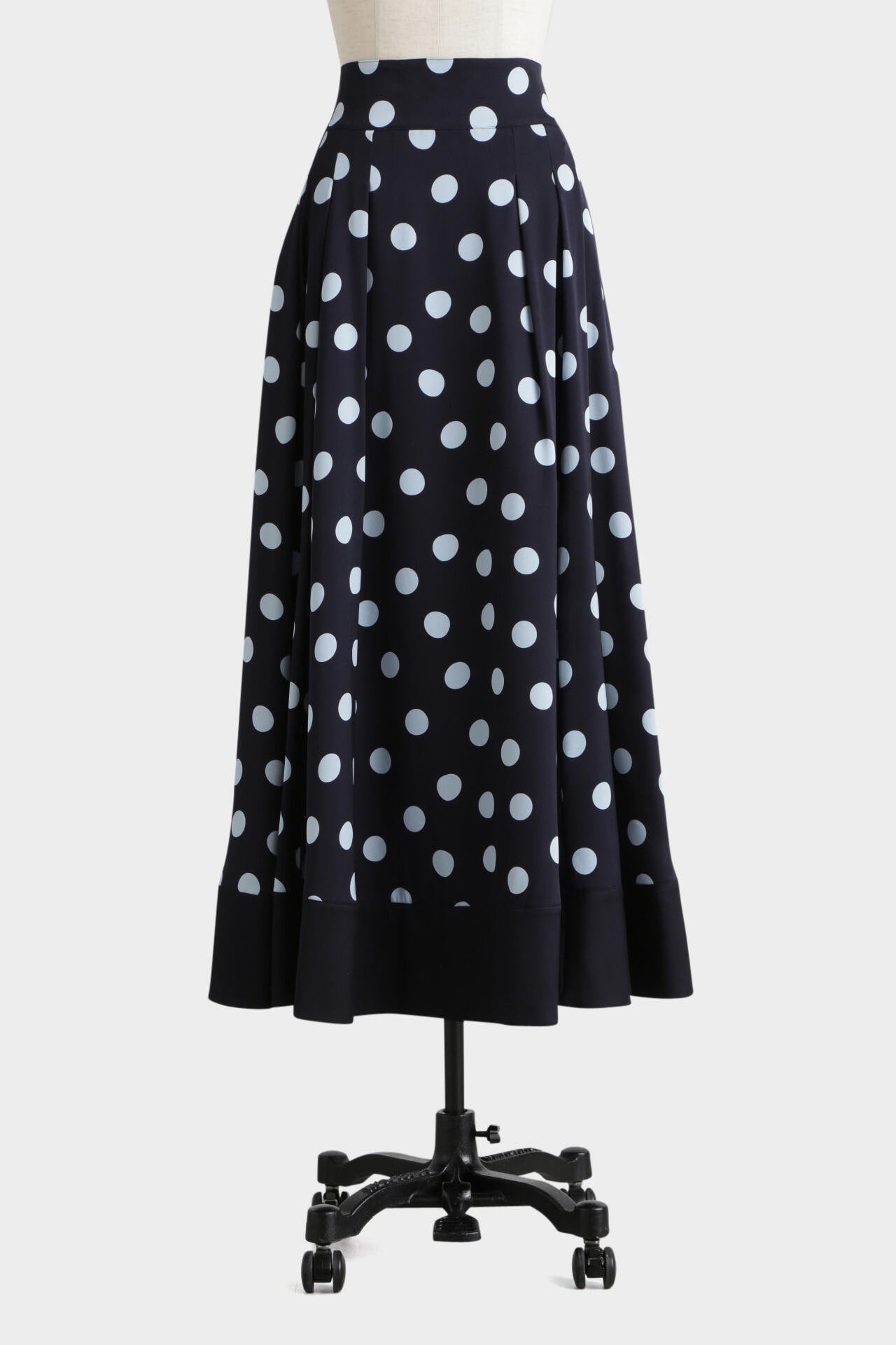 【TV着用】Printed Silk Dot Skirt