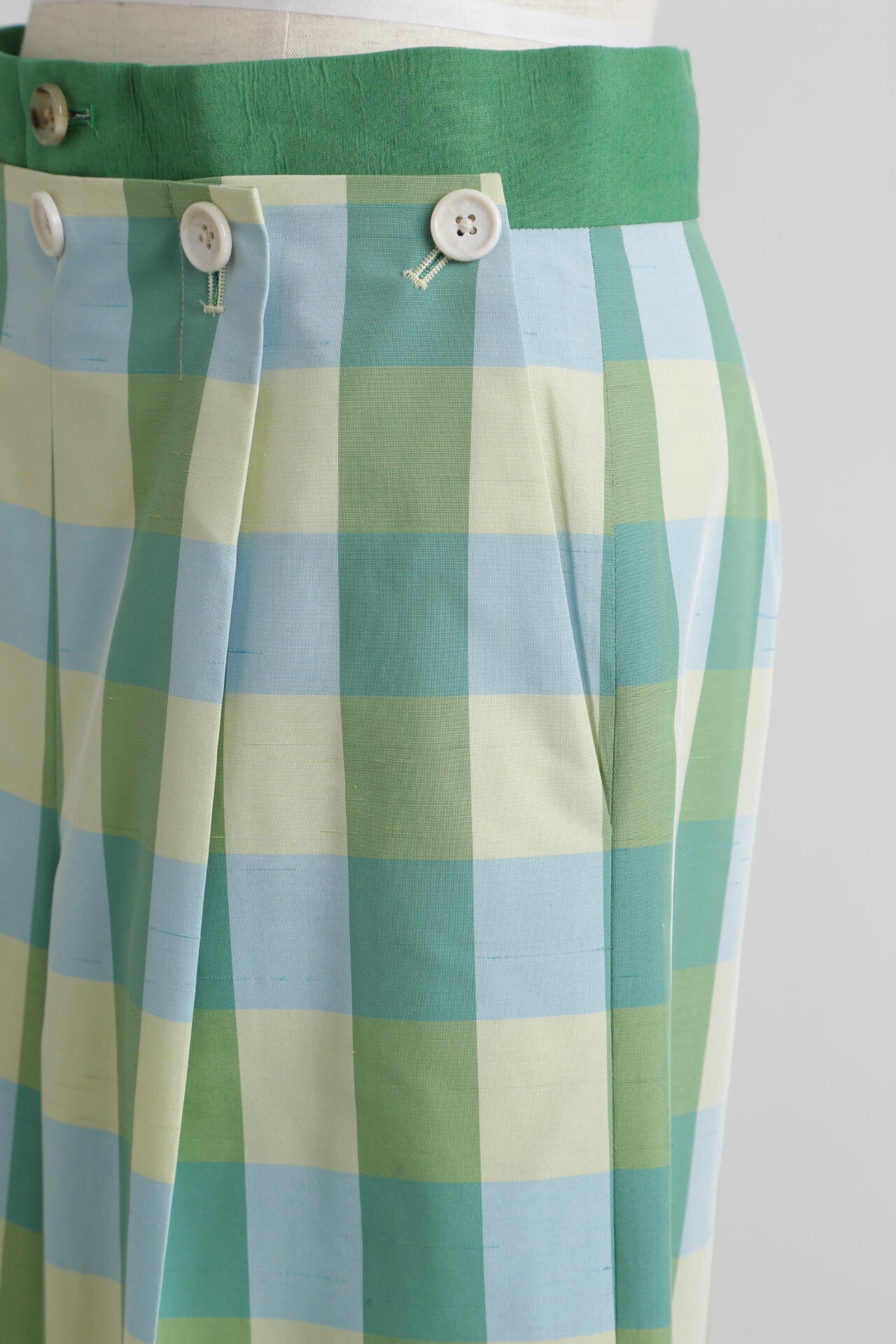 Check Combination Pants