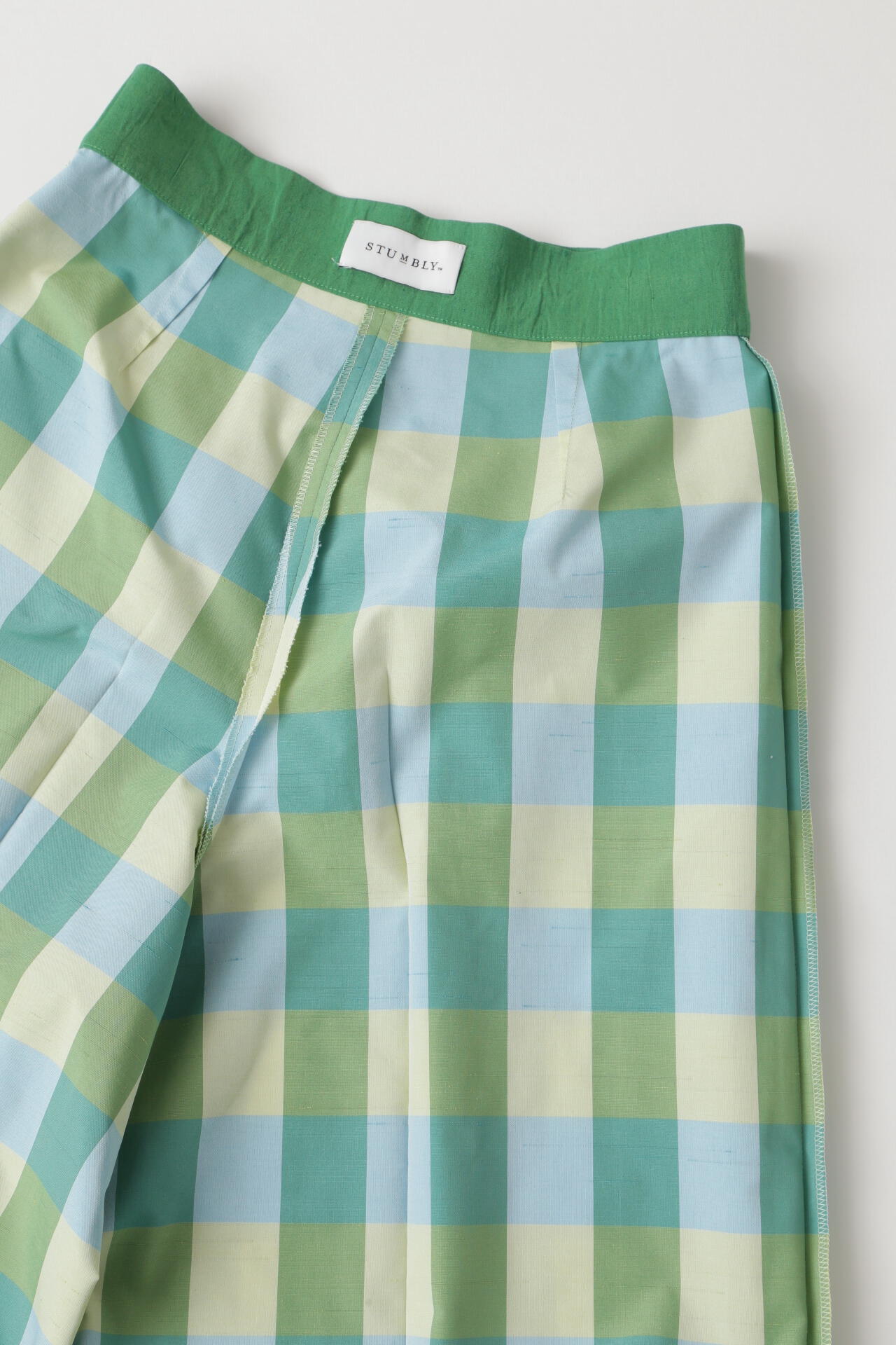Check Combination Pants