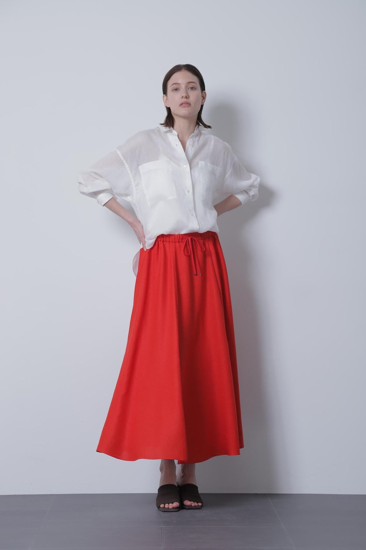 【TV着用】【ミモレストア 掲載商品】Maxi Volume Flare Skirt