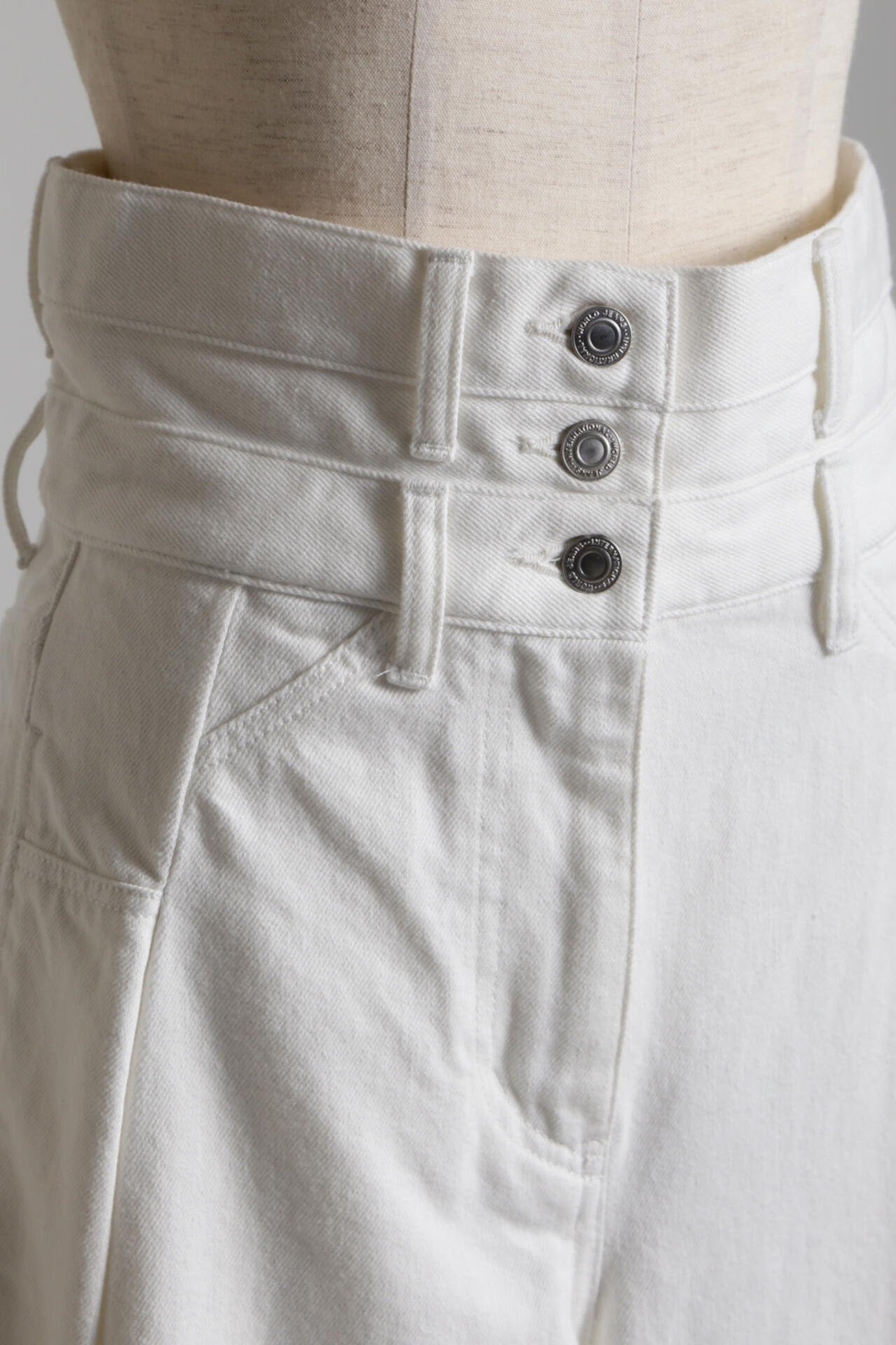 High Waist Wide Denim