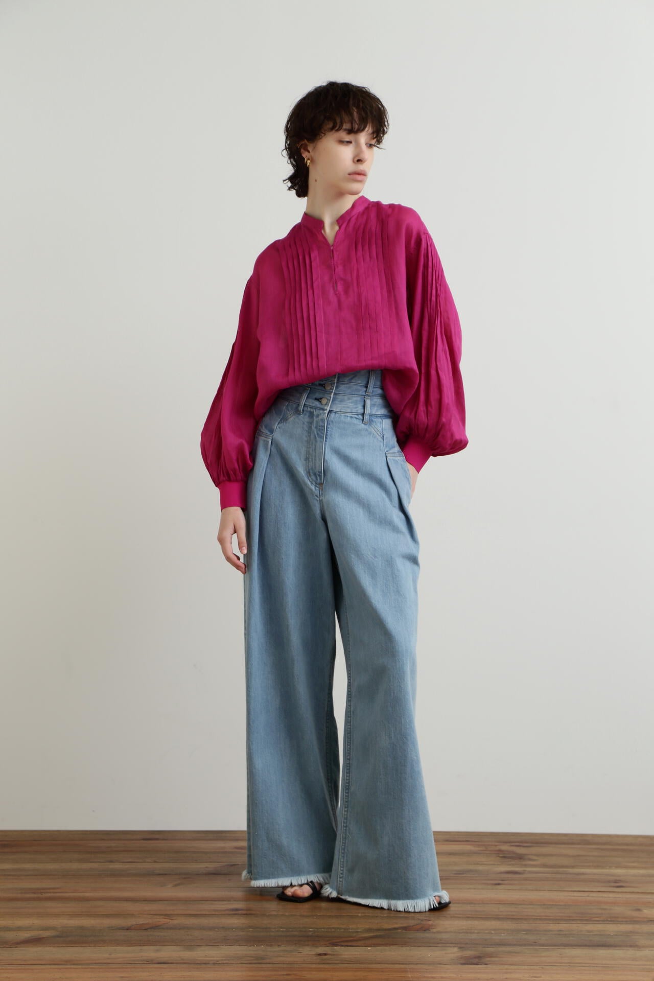 High Waist Wide Denim